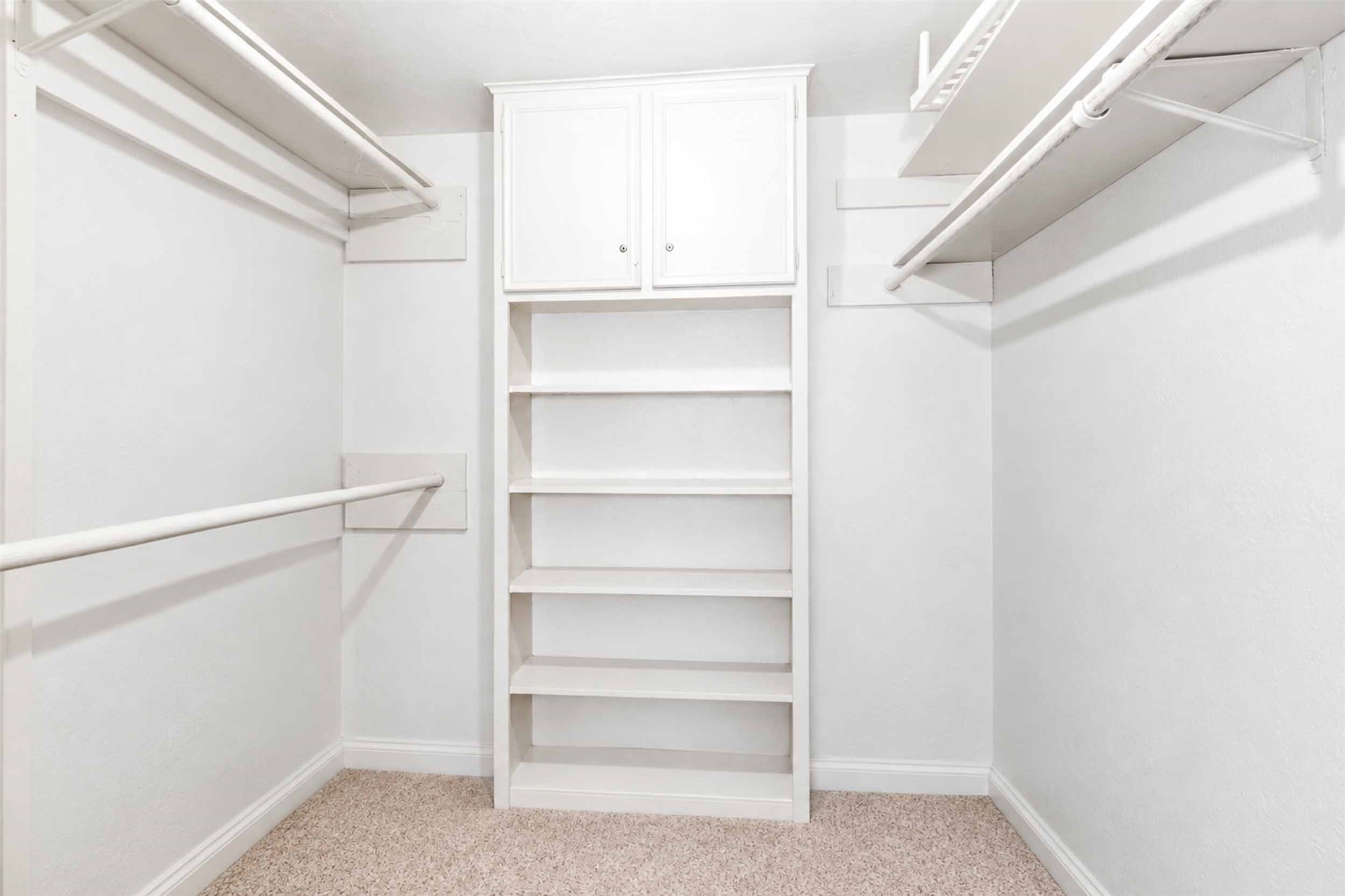 Walk-in closet.