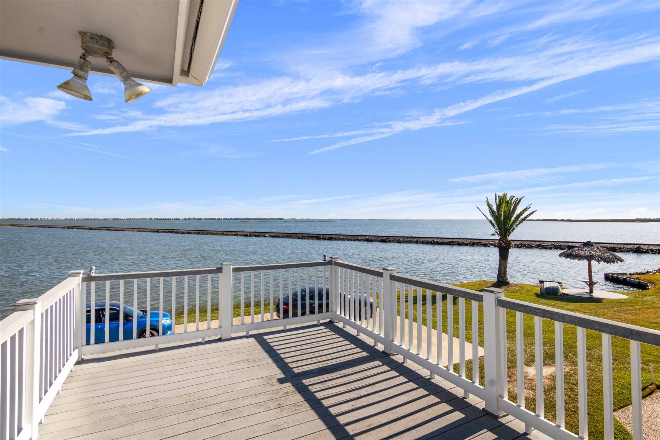 Amazing views off of large deck.