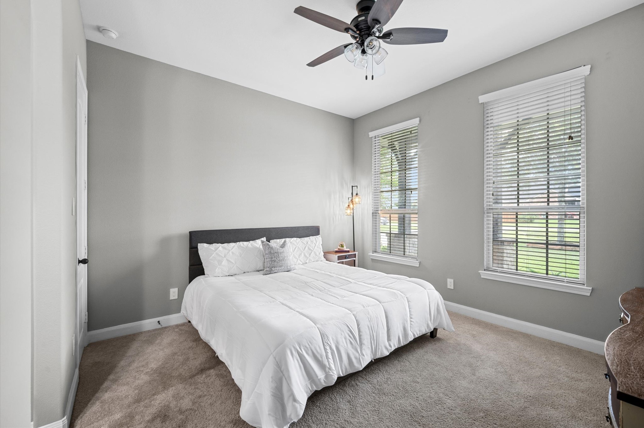 Bedroom 4 is a nice-sized space overlooking the front of the home.
