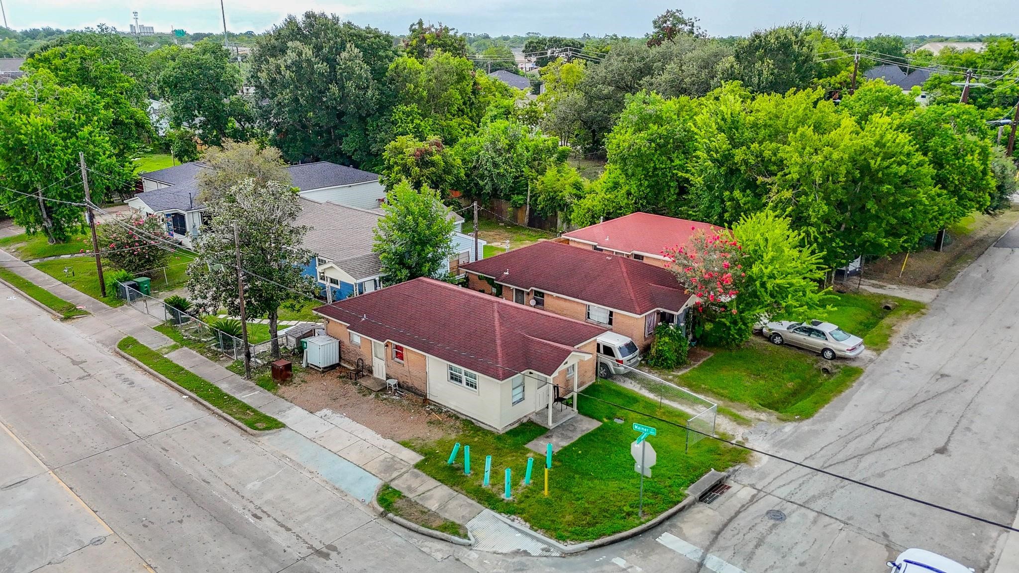 Three prime location corner units near Houston medical center.