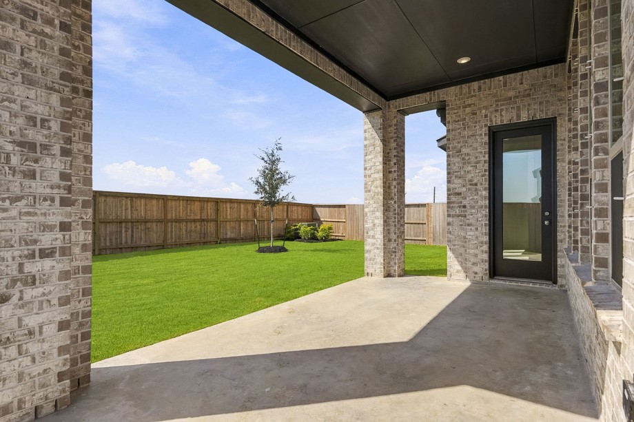 Extended covered Outdoor Living