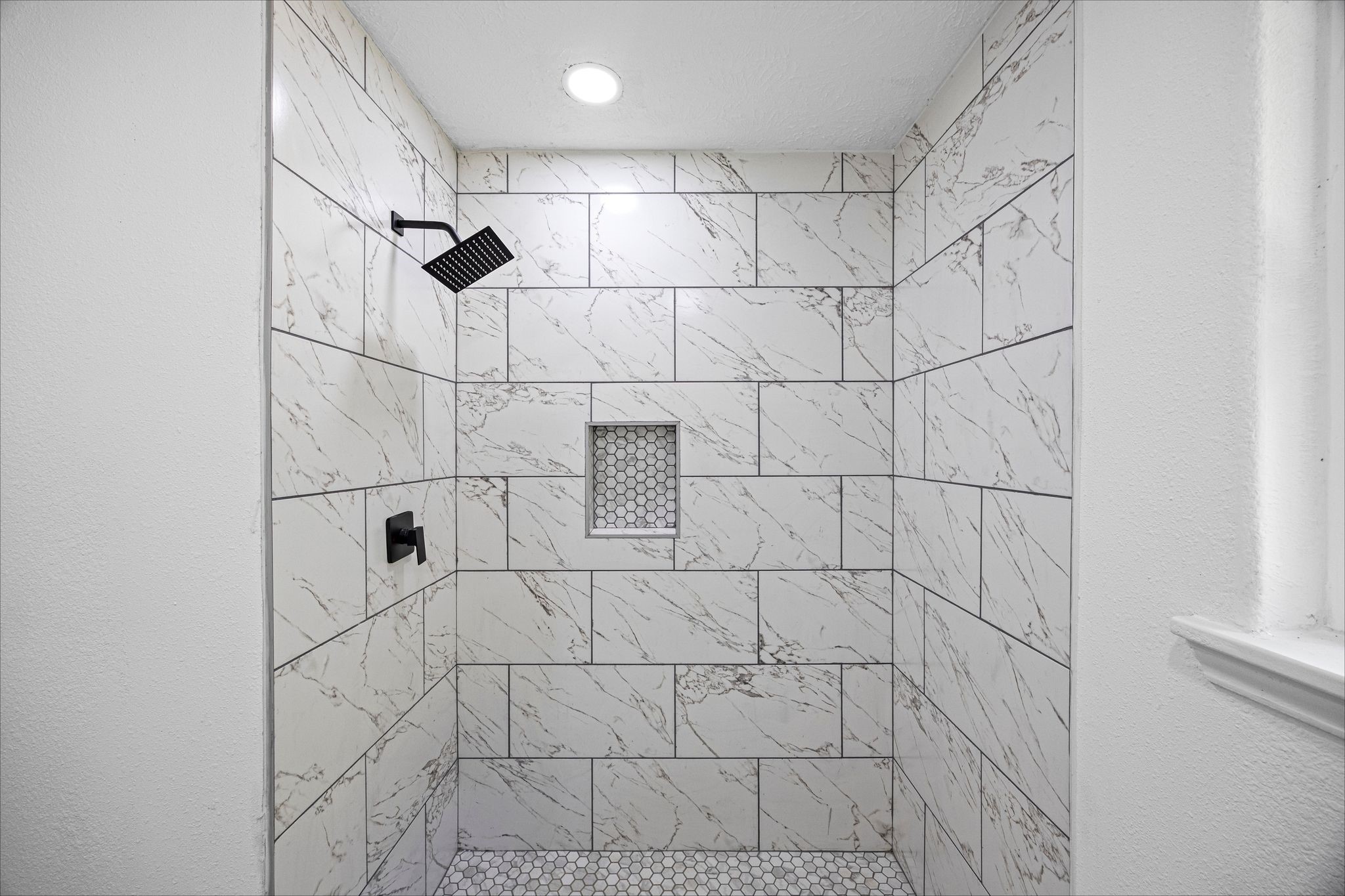 Secondary bathroom shower