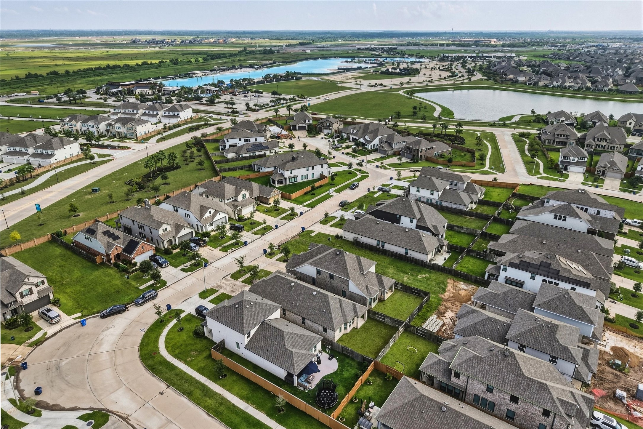 Home (second from the corner) is also walking distance to both the Lago Mar's Lagoonfest Texas and the neighborhood's local retail and restaurants!