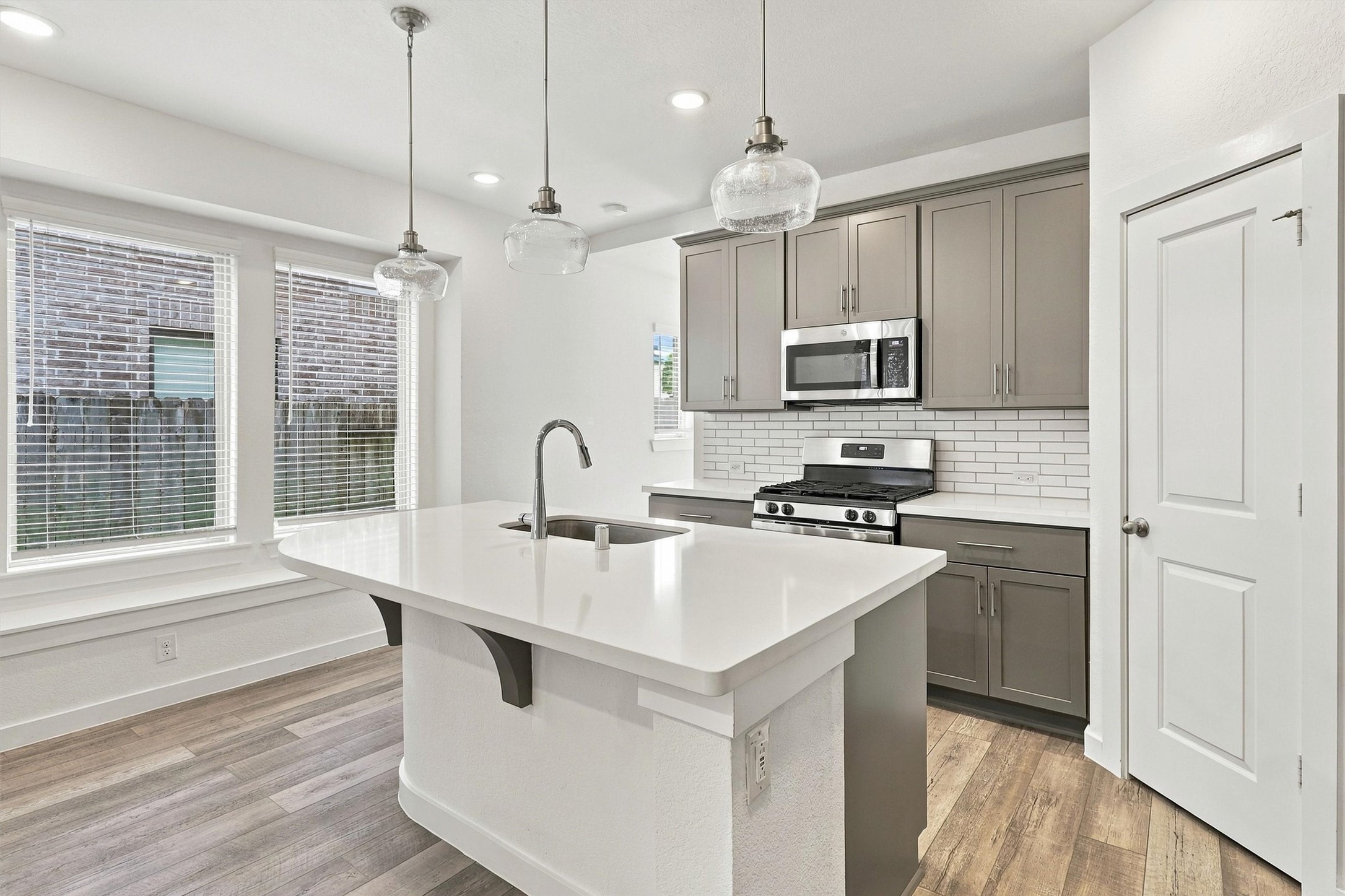 Every room is flooded with natural light from the large windows!