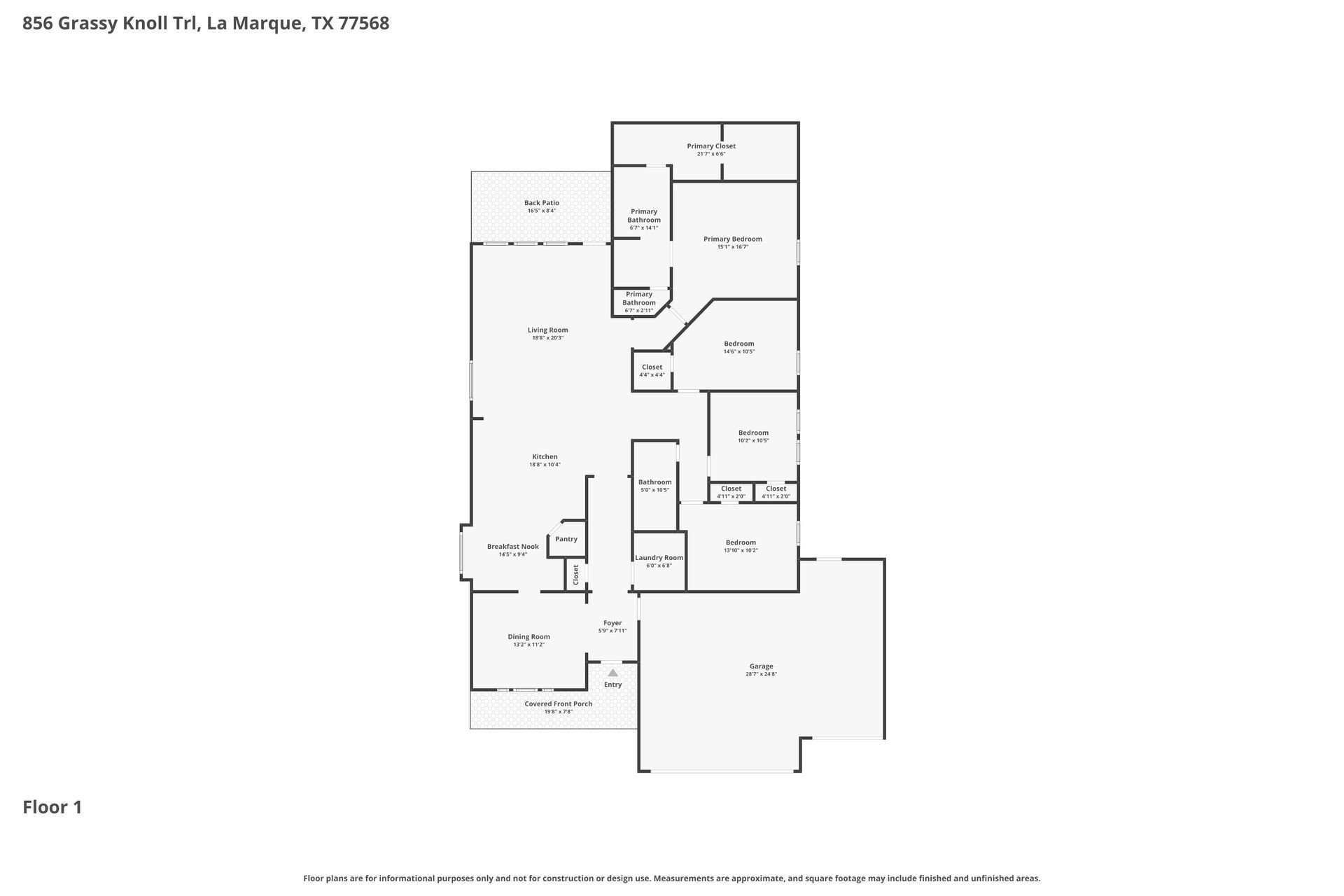 856 Grassy Knoll Trail, La Marque, TX 77568