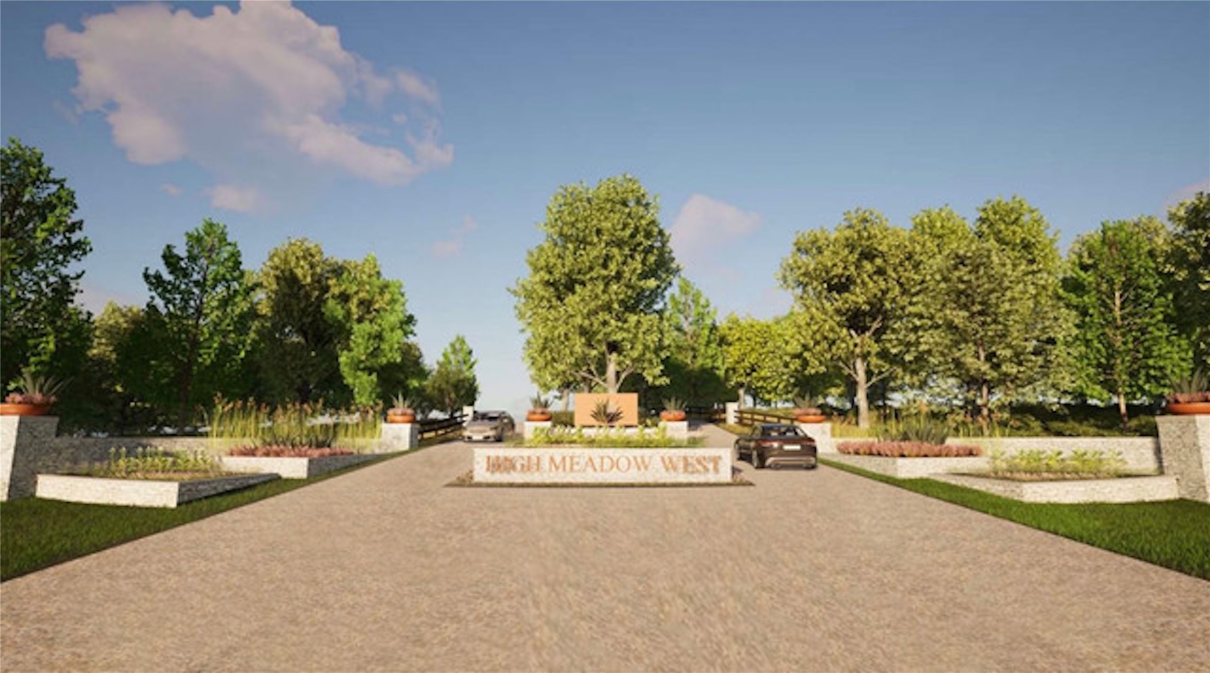 Enjoy living in the freedom that an acreage community provides. (artistic rendering)