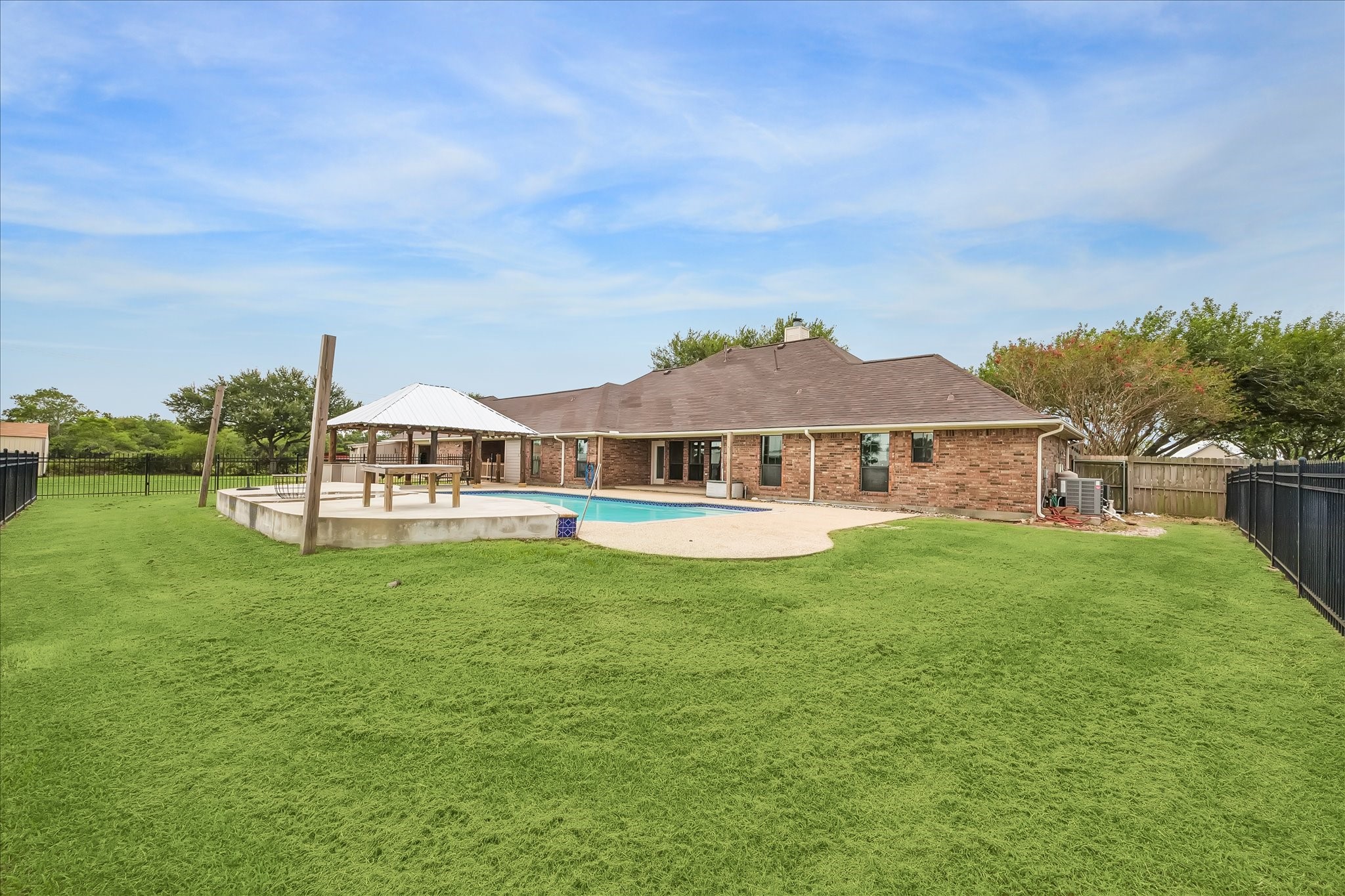 View from the rear of the 5 acres.