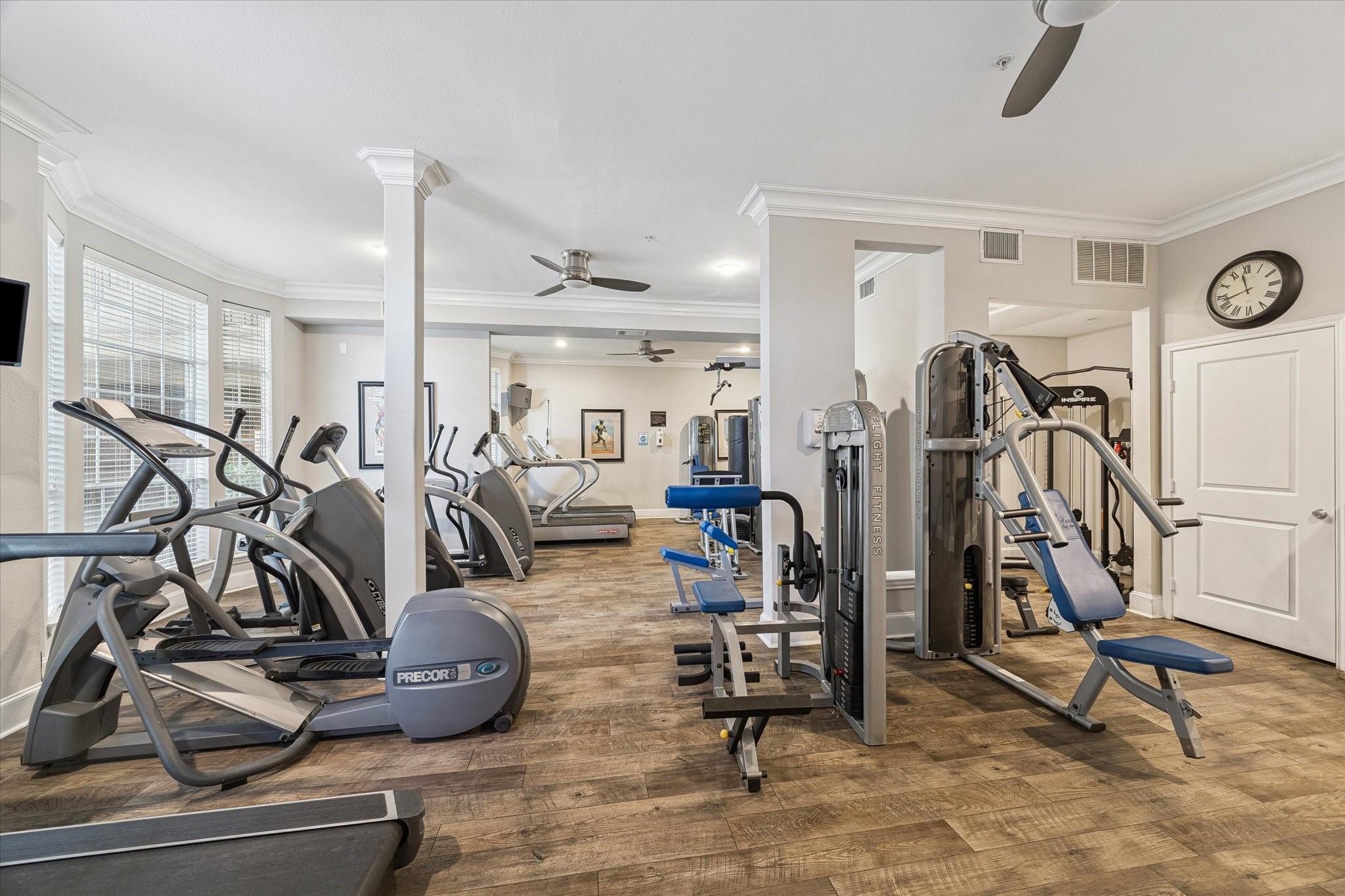 Gym is open 24/7.
