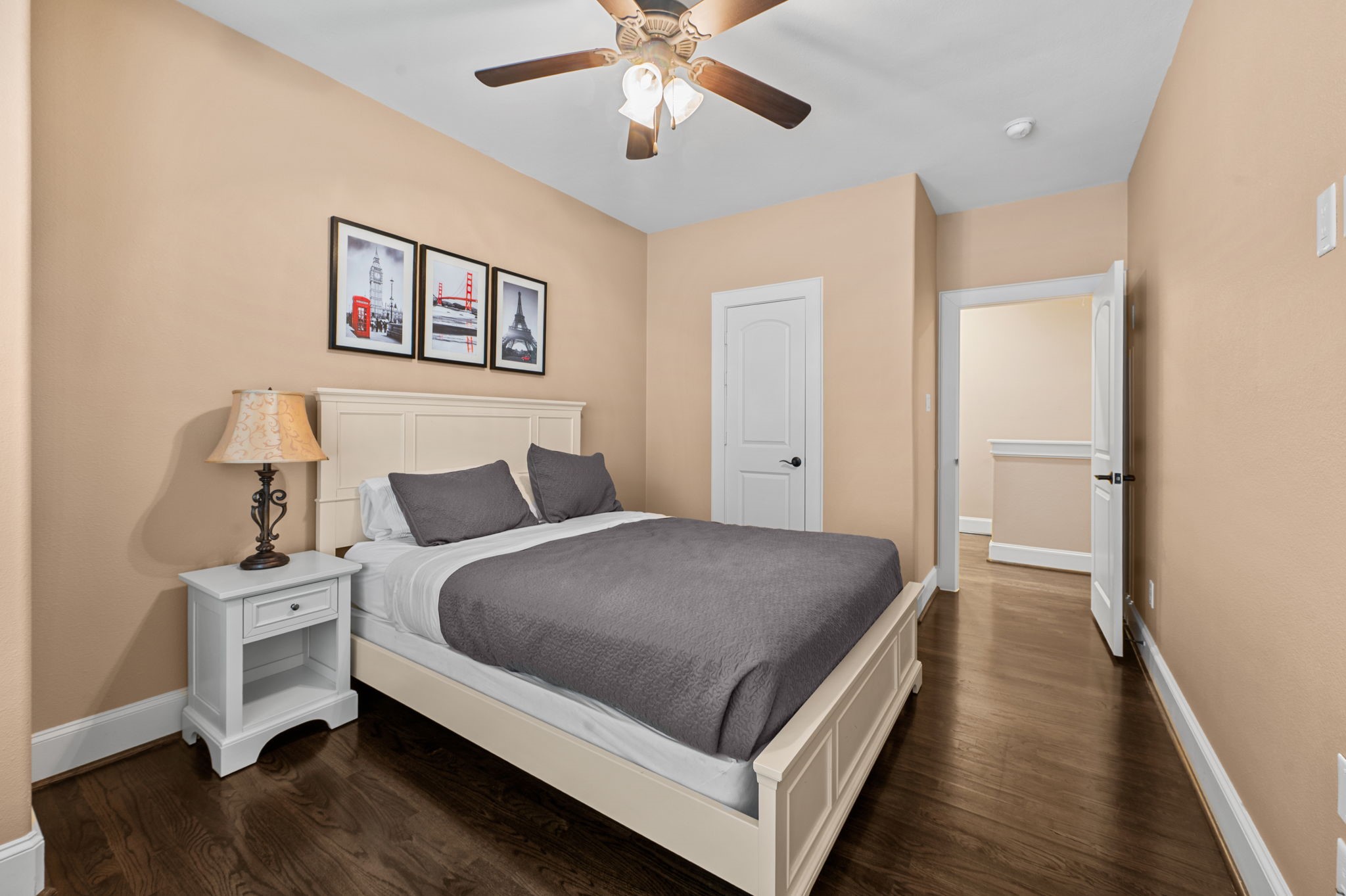 Another view of Bedroom 2. Notice the wood floors throughout!