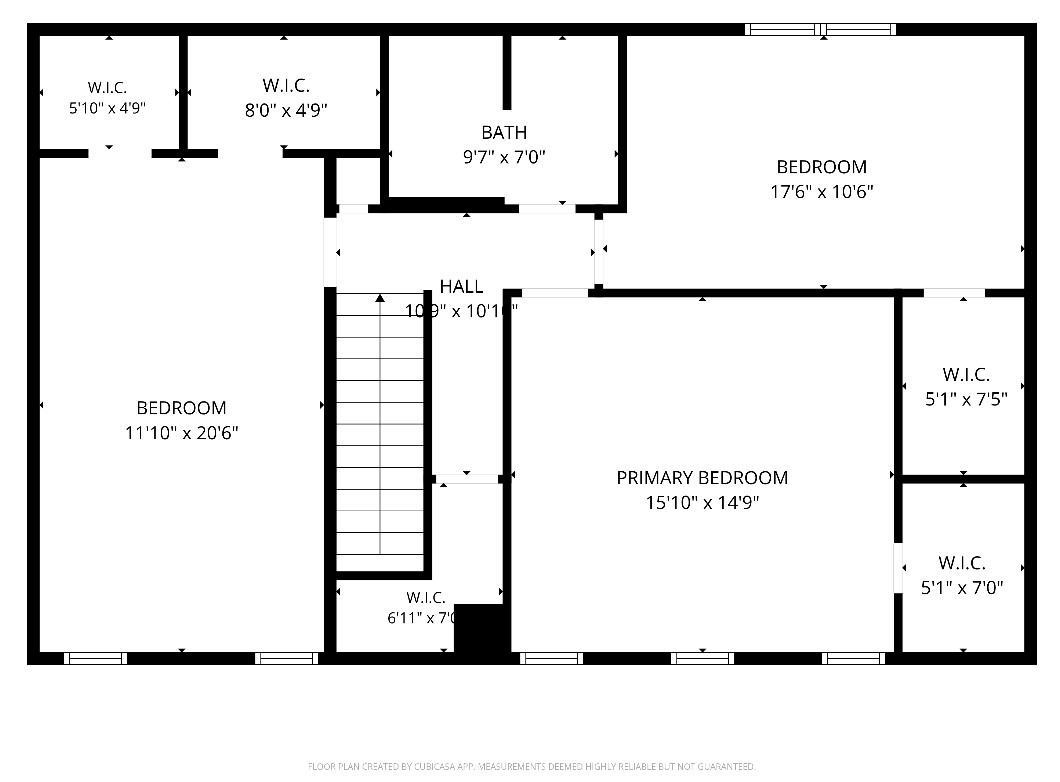 A floor plan of the second floor!