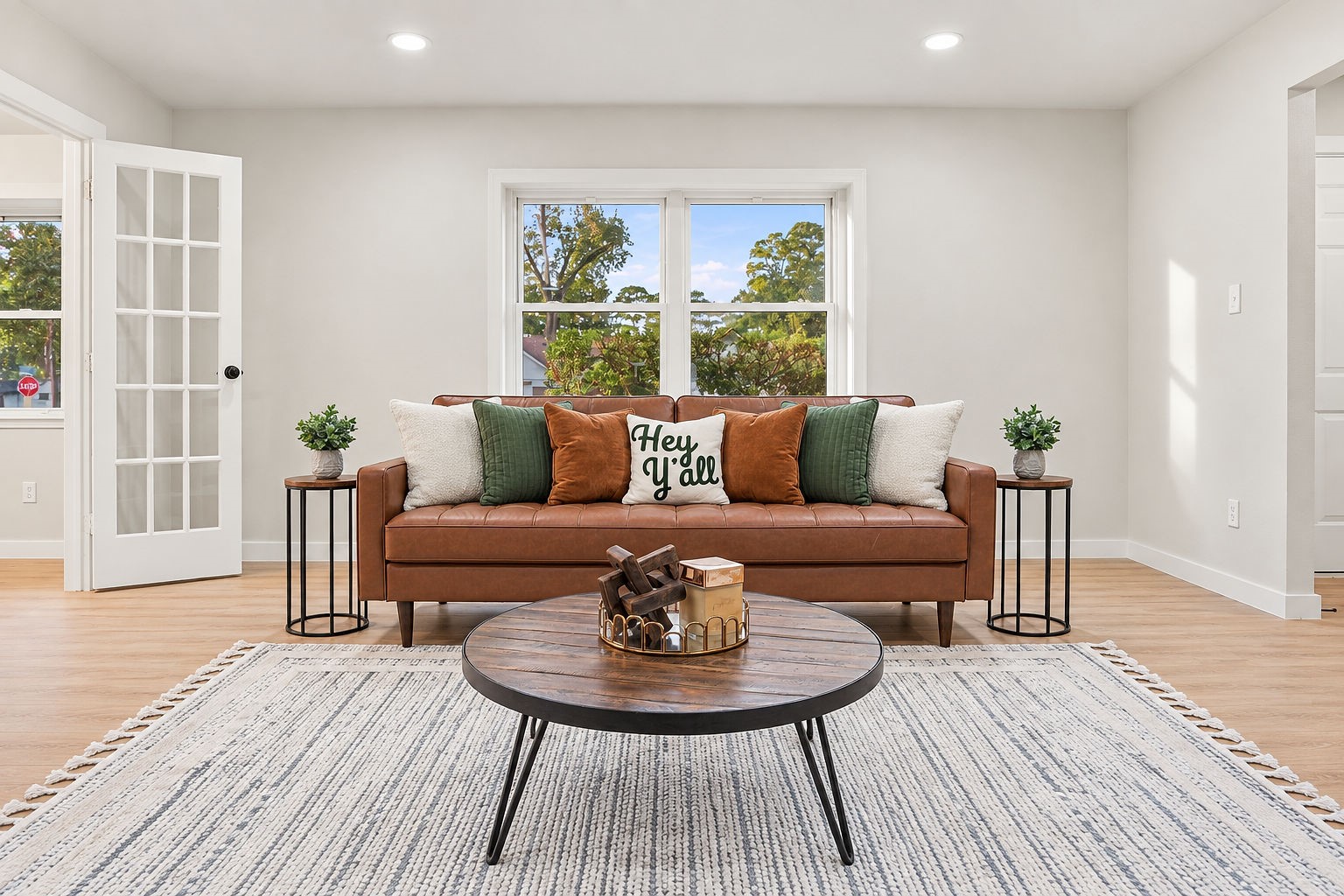 Another living room located when you first walk in!