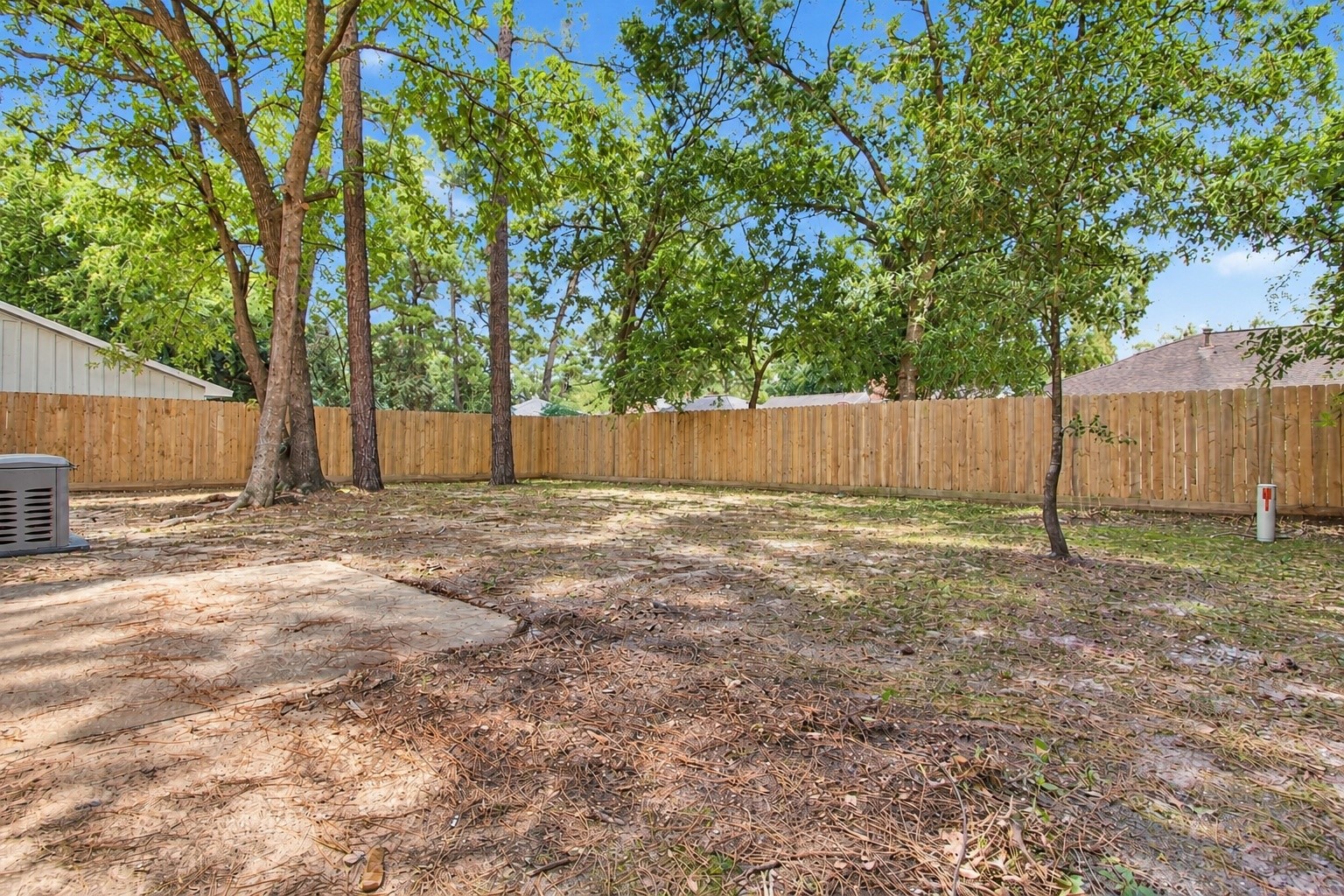 Huge backyard!