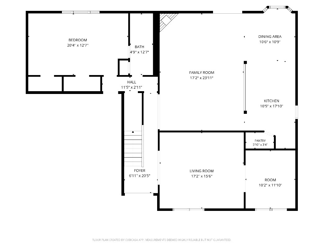 A floor plan of the first floor!
