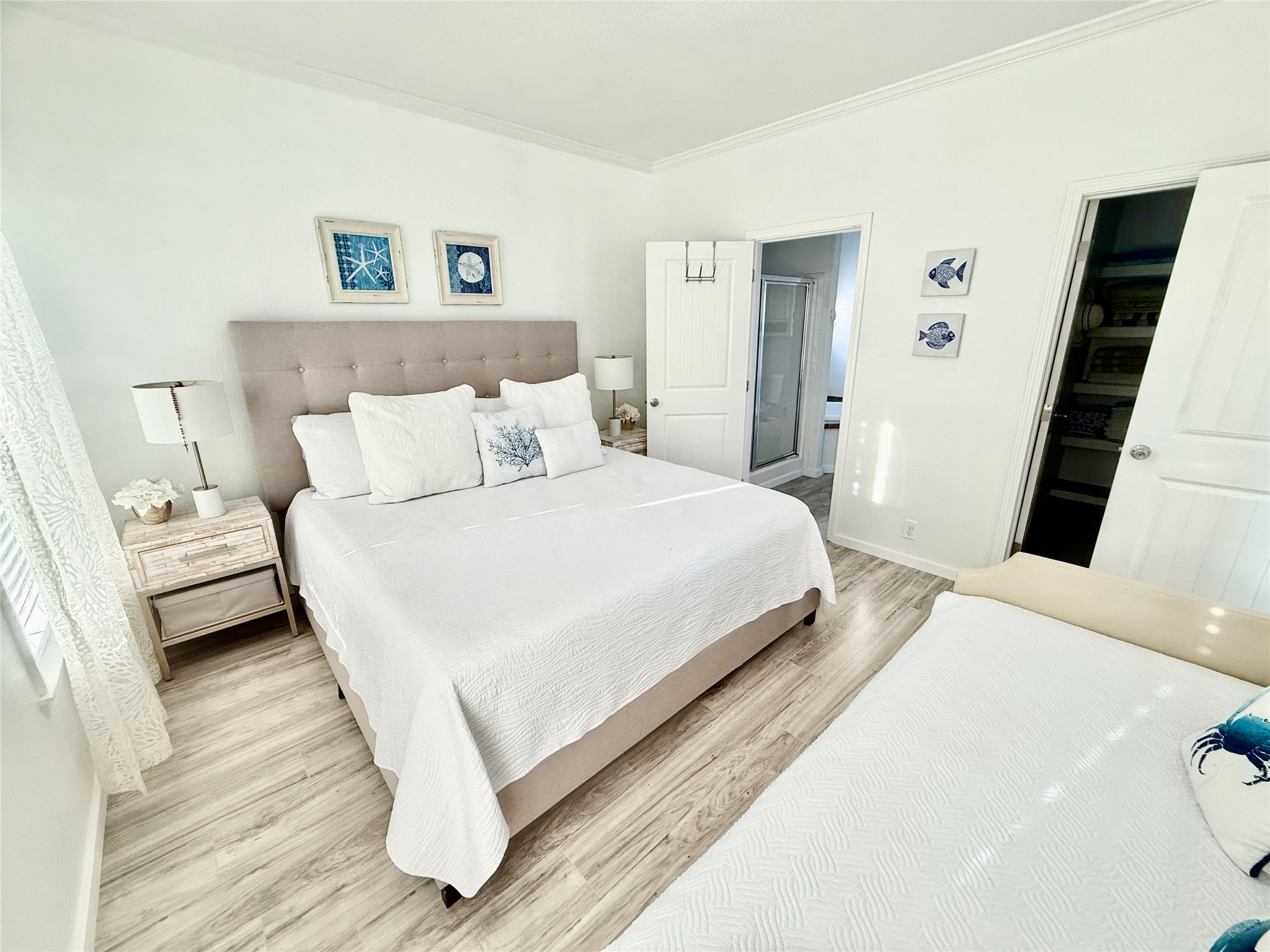 another view of the primary bedroom.