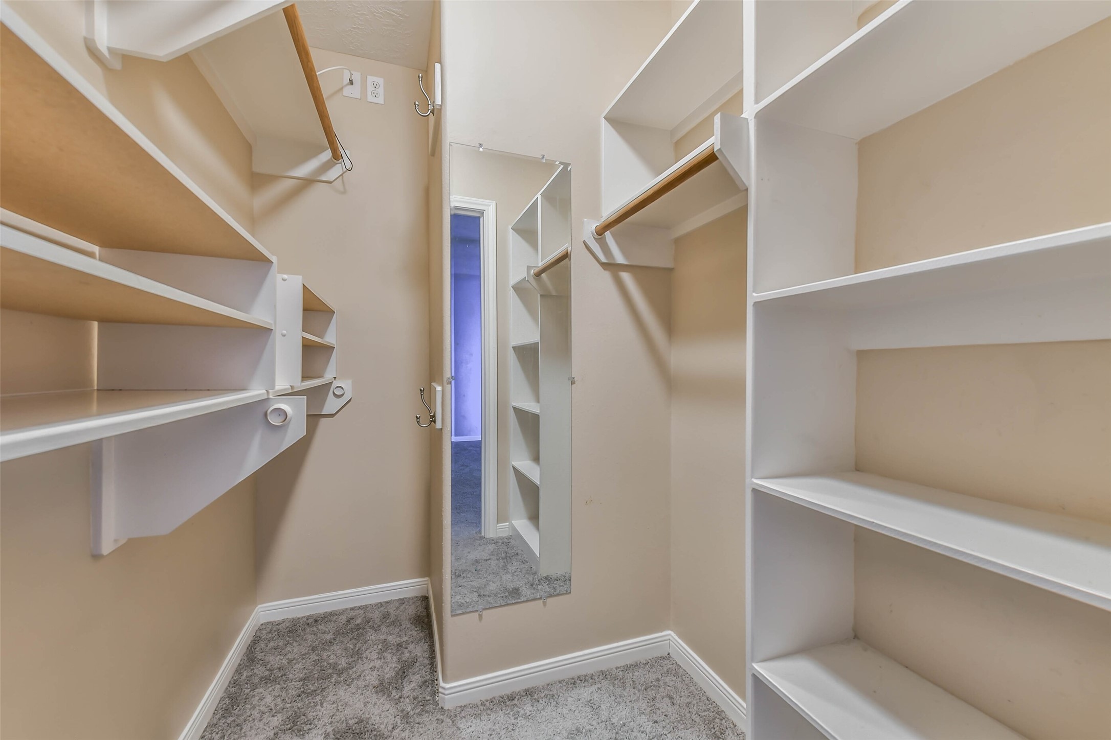 Primary closet