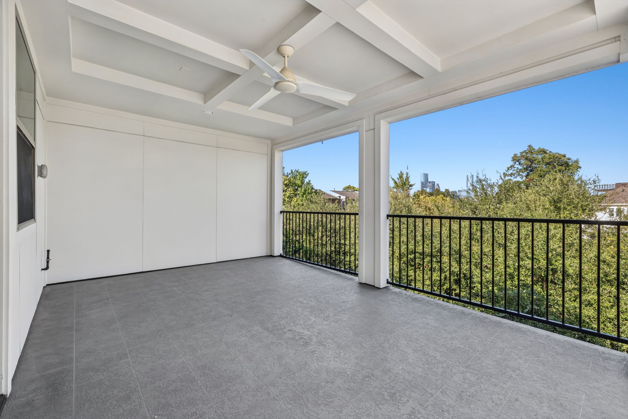 Huge outdoor deck extending your top-floor entertaining area