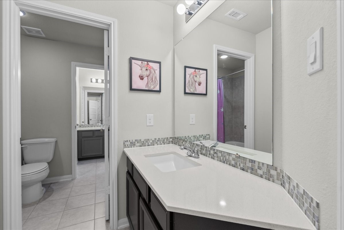 Jack and Jill Upstairs Bathroom
