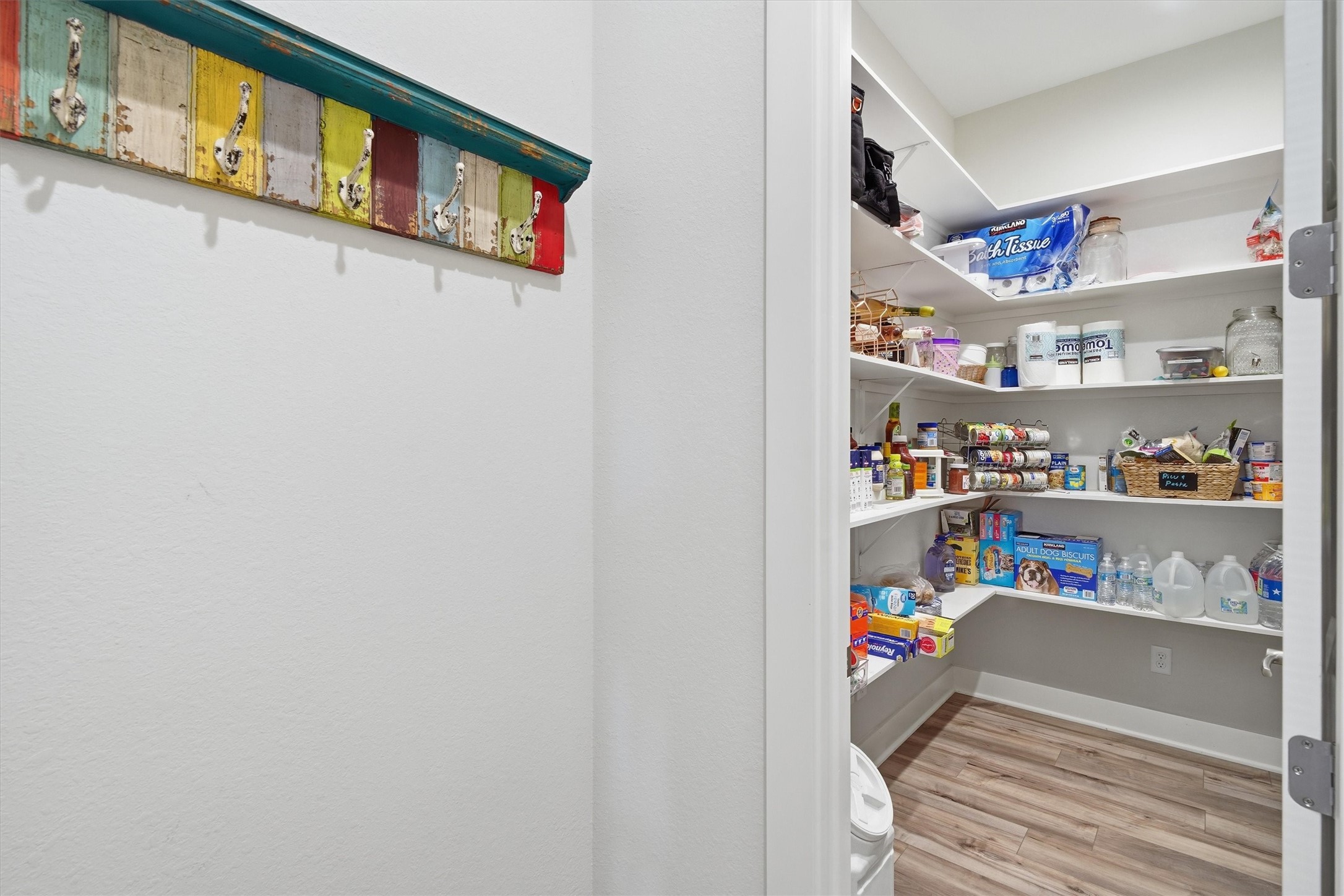 Oversized walk in pantry off the kitchen