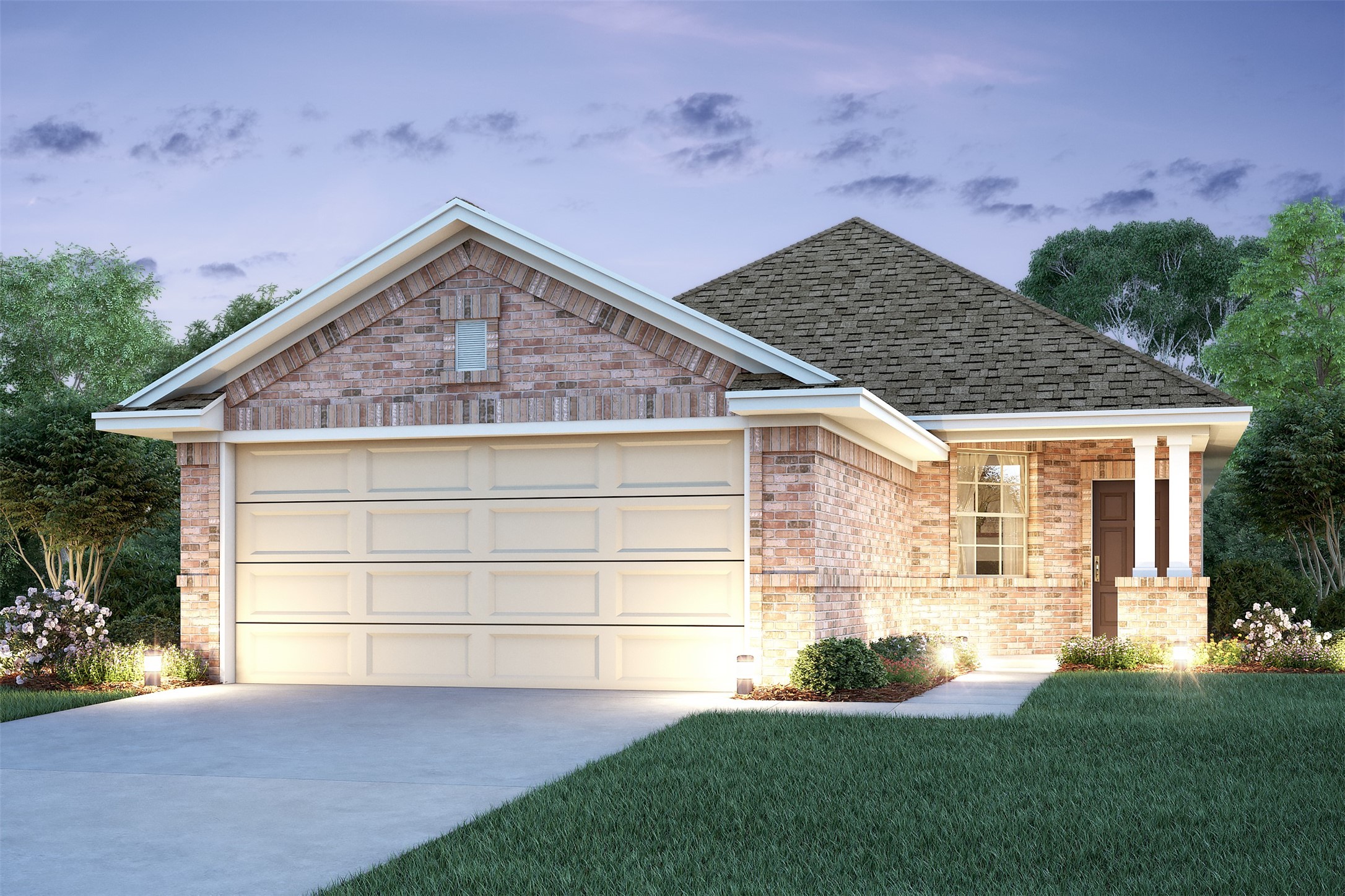 Charming Jackie II home design by K. Hovnanian Homes with elevation C in beautiful The Landing at New Caney. (*Artist rendering used for illustration purposes only.) Charming Jackie II home design by K. Hovnanian Homes with elevation C in beautiful The Landing at New Caney. (*Artist rendering used for illustration purposes only.)