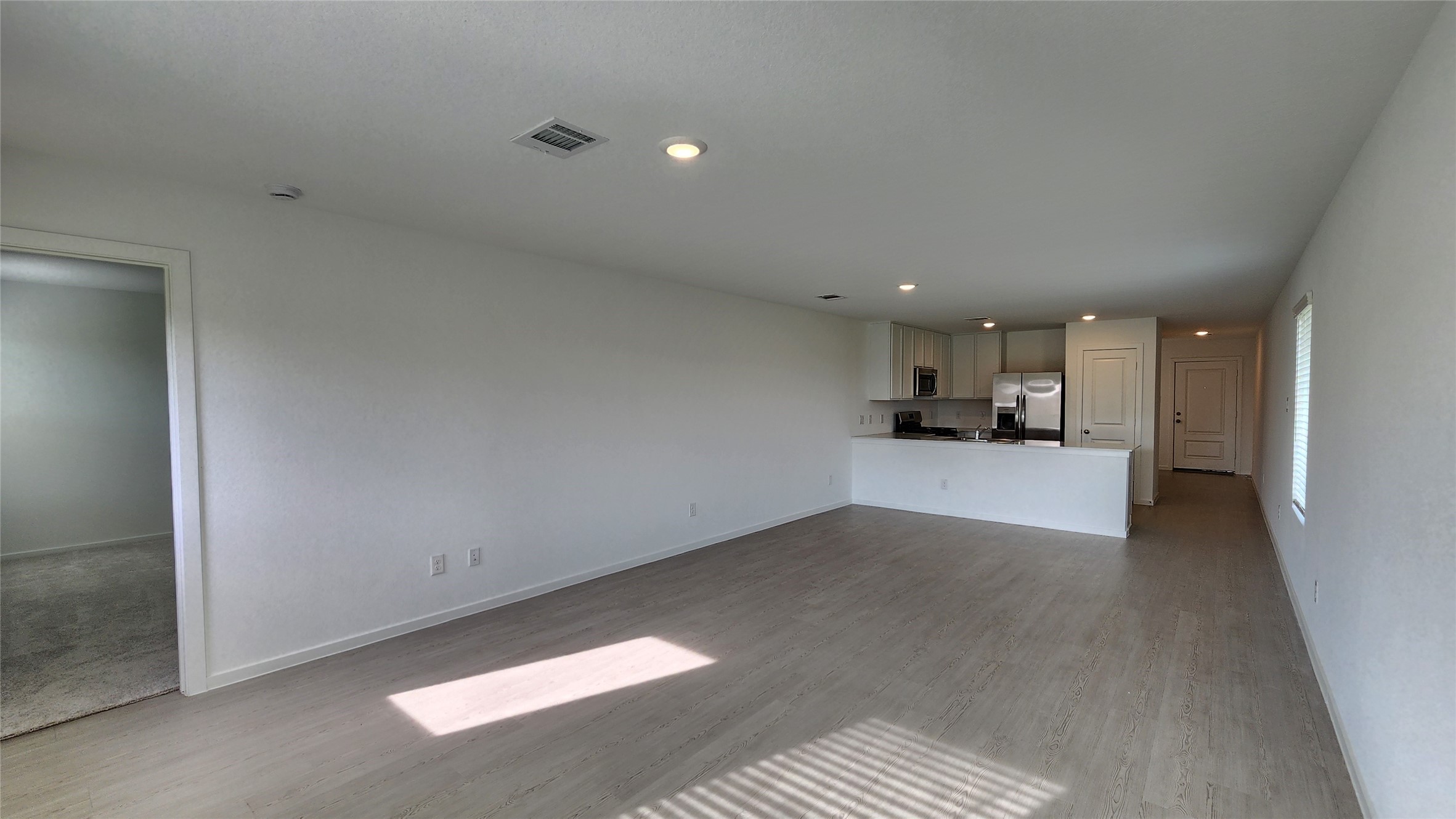 Family room to dining