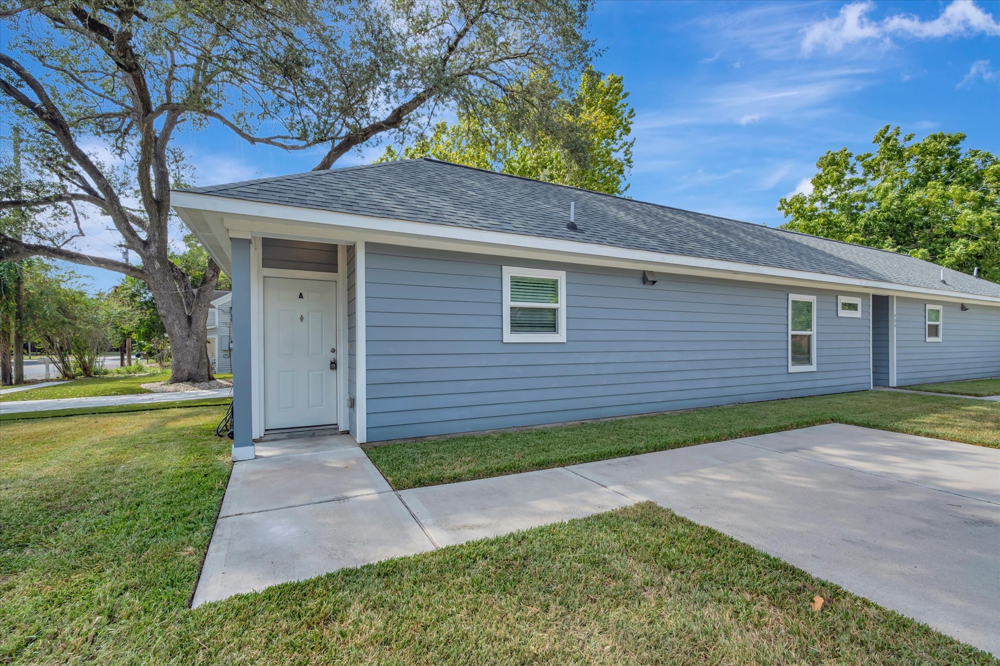 Unit A - double-wide driveway Unit A - double-wide driveway