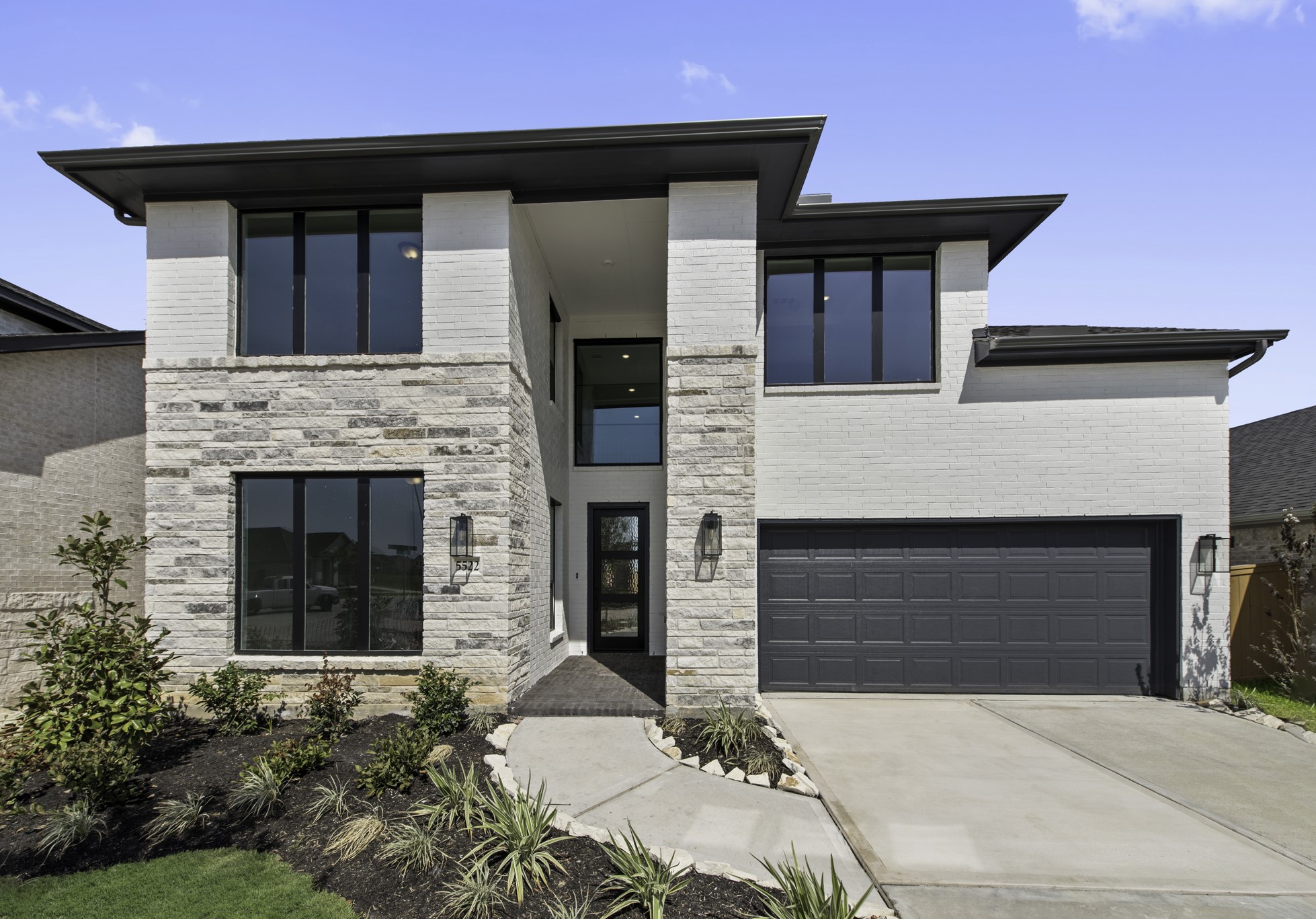 Move-In Ready! Westin Homes | Maxwell II New Construction. Grass is digitally enhanced.