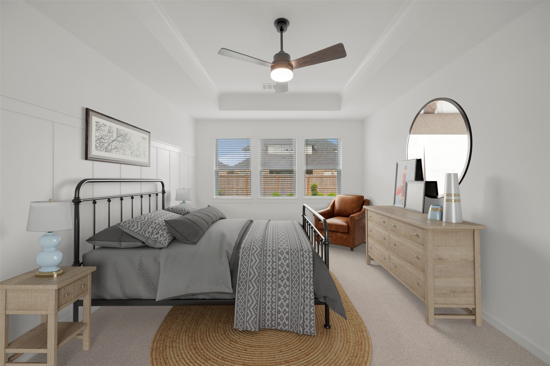 Spacious primary suite (*Photo not of actual home and used for illustration purposes only.)