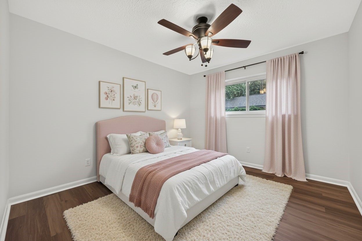 Virtually Staged- Bedroom # 3