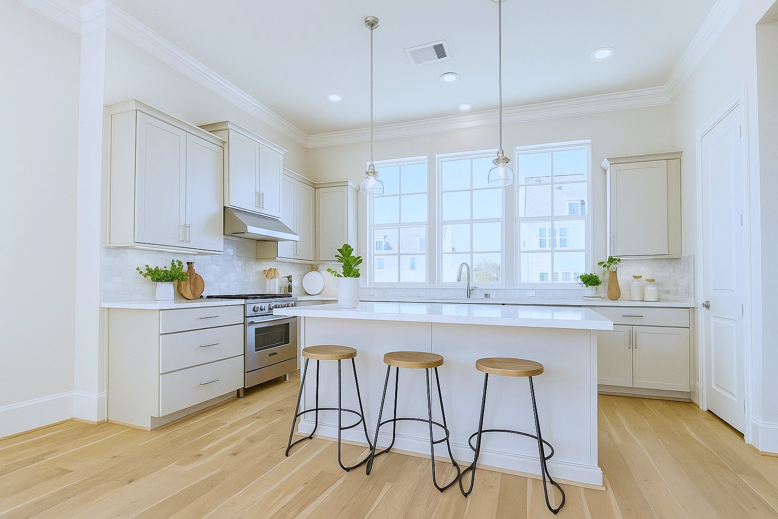 Huge windows everywhere! If you like light, this home is for you! Virtual staging added.