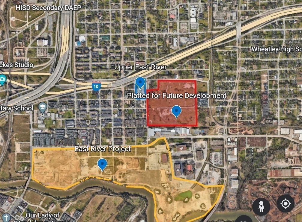 Big change is coming!  Shaded in yellow is East River, 150 acres of fun!  Our community is by the orange-shaded area which is 36 acres of future development!