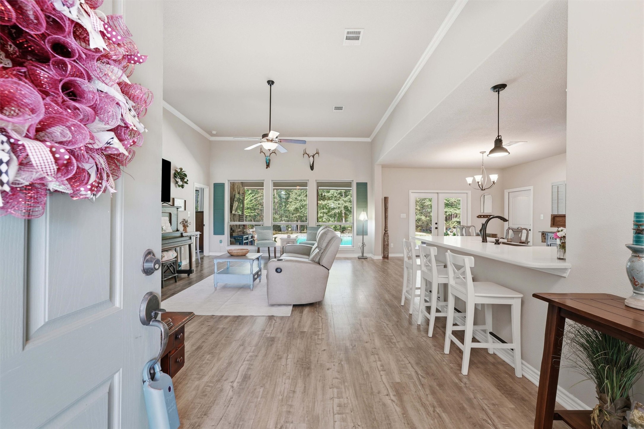 Come inside this perfect home.  This home was perfectly designed with a spacious family room open to the kitchen, split floor plan and so much natural lighting.