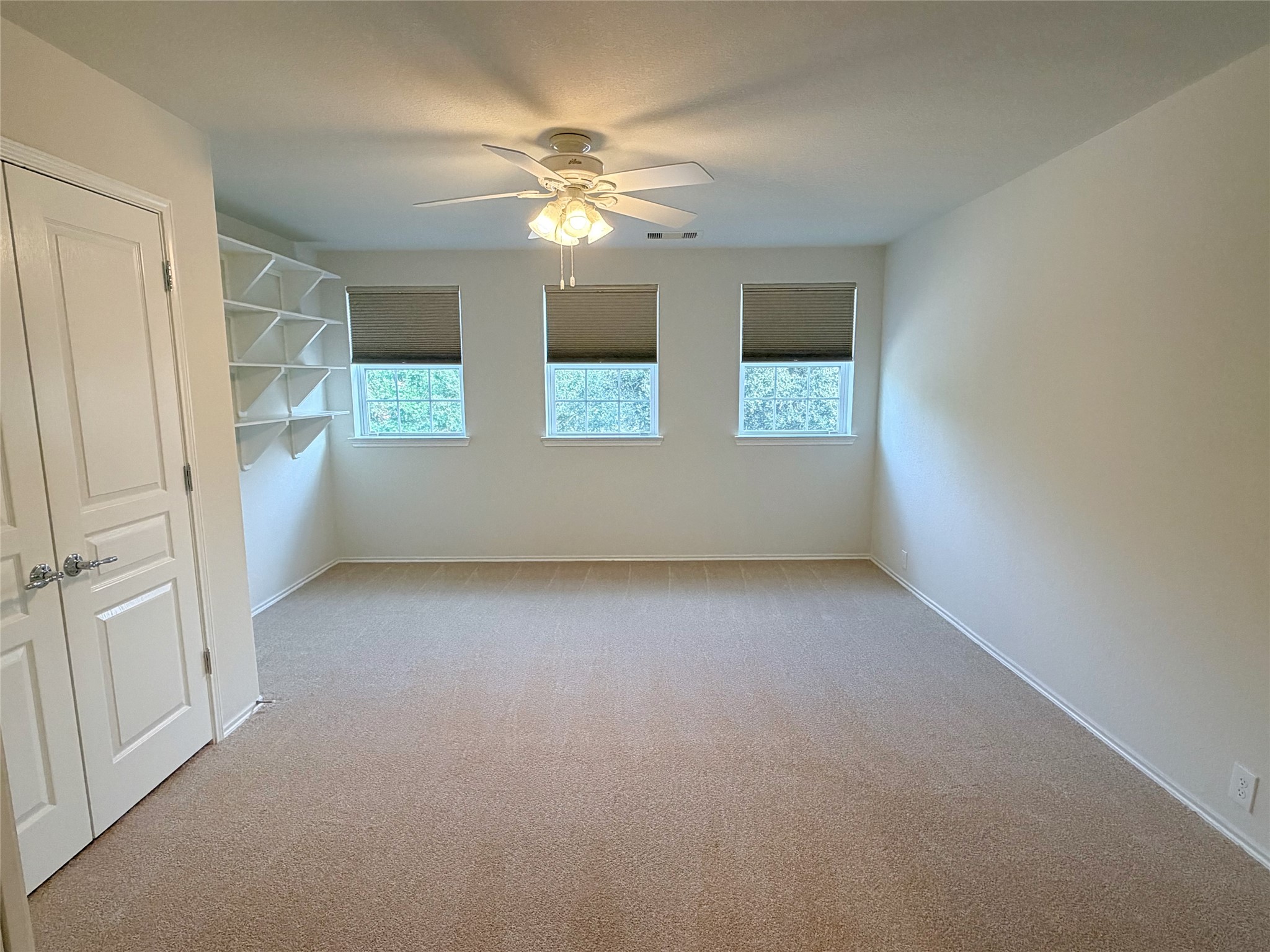 The game room has been freshly painted.