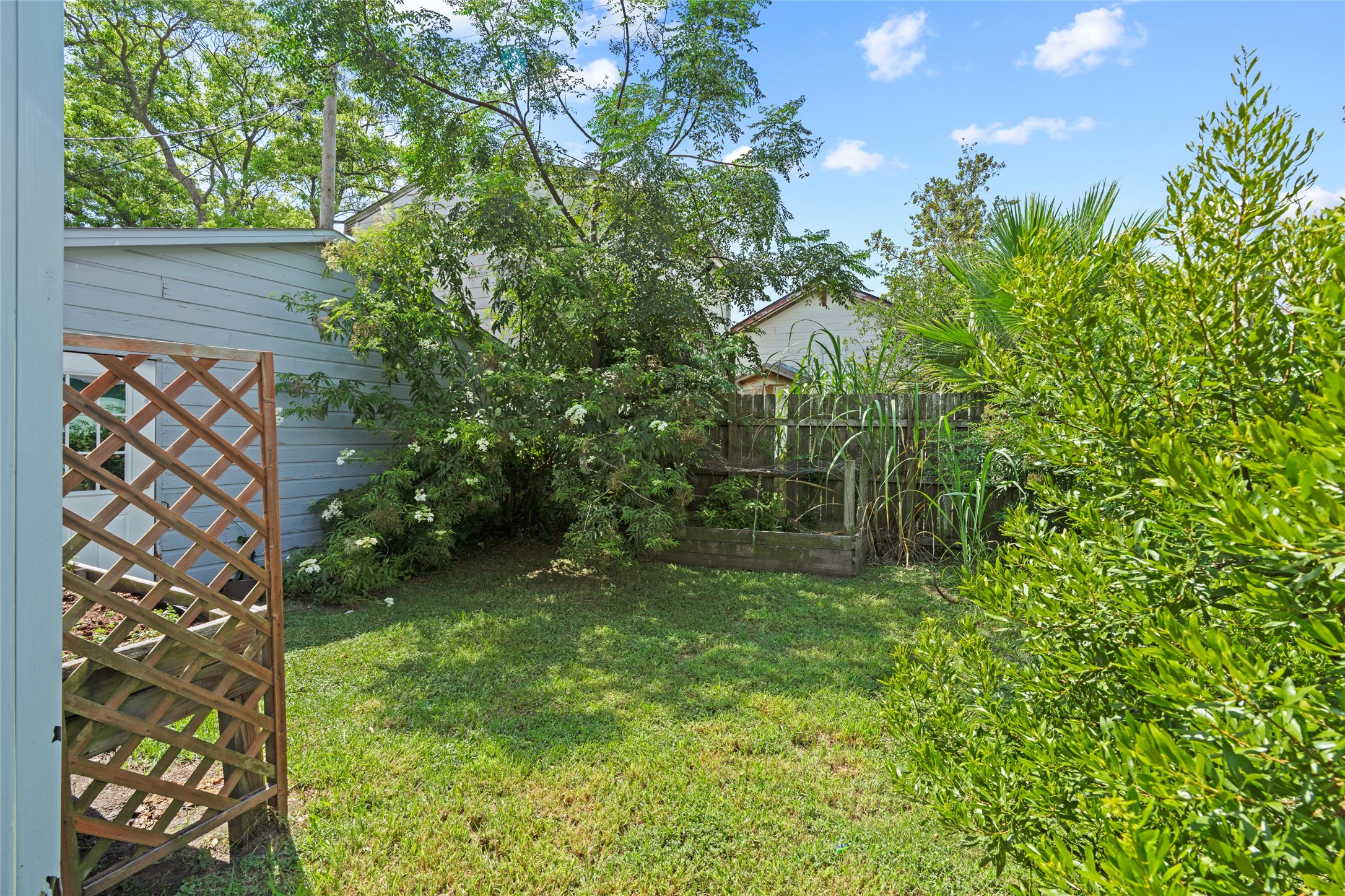 Fenced Backyard
