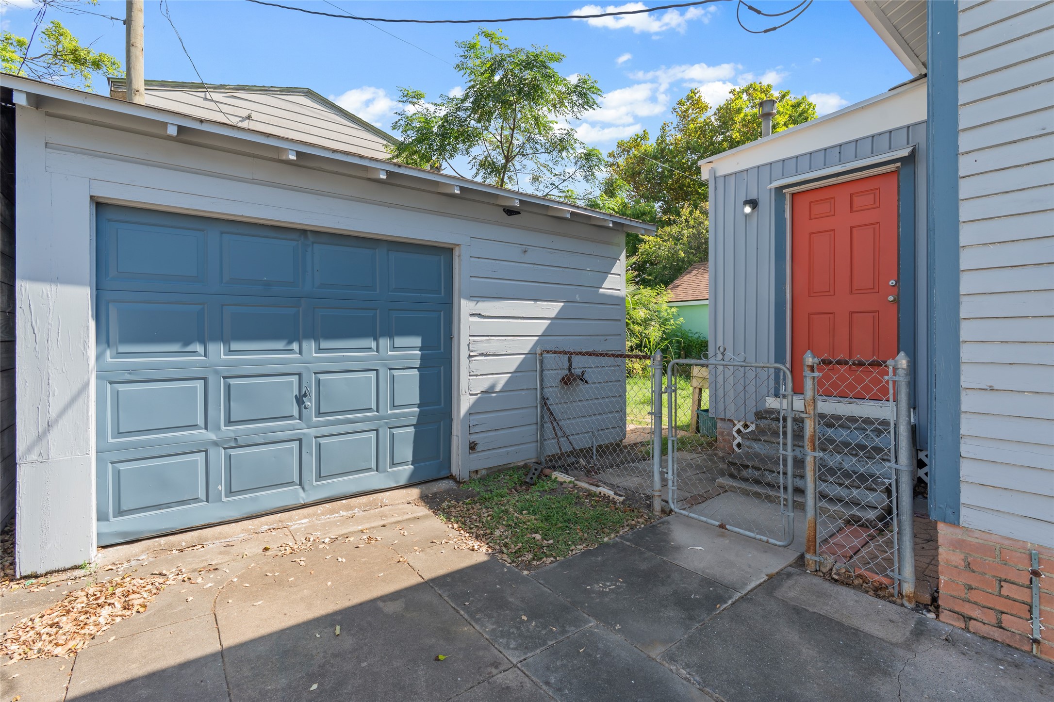 Garage & Back Door to Home