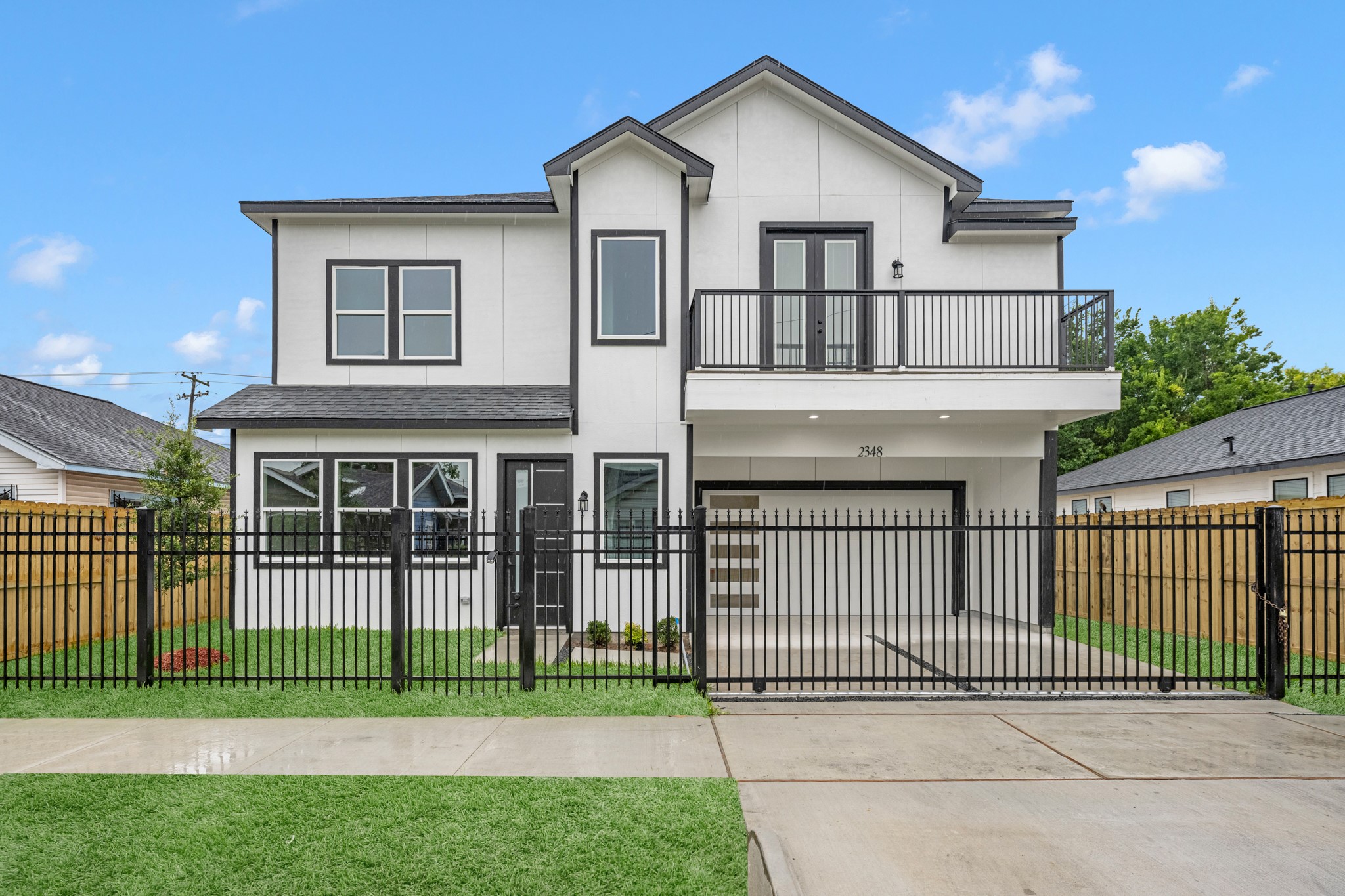 gated driveway