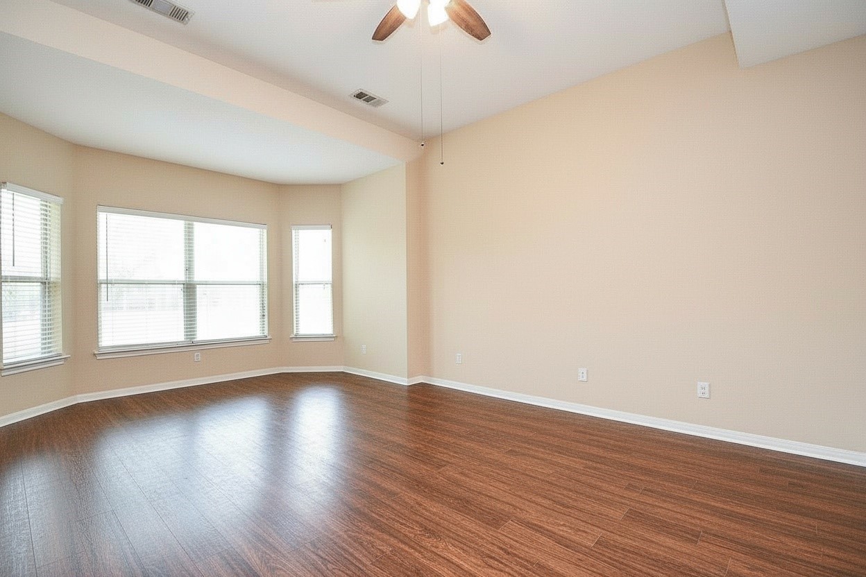 *Room shown without furnishings*