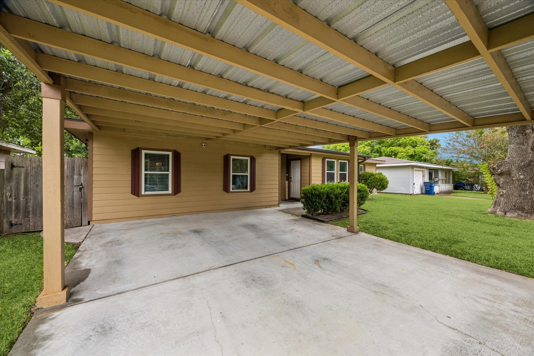 The garage has been converted to a spacious Primary Suite.