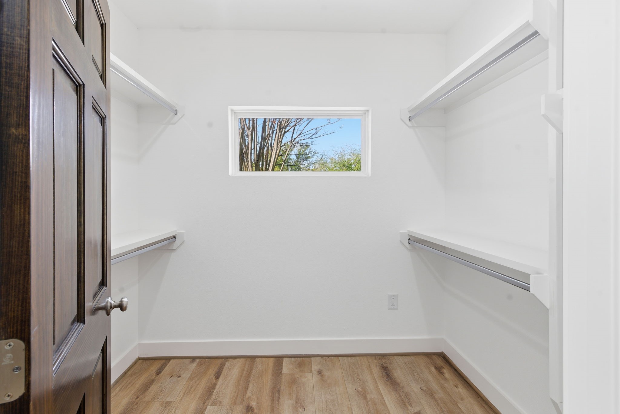 GIANT secondary bedroom walk in closet