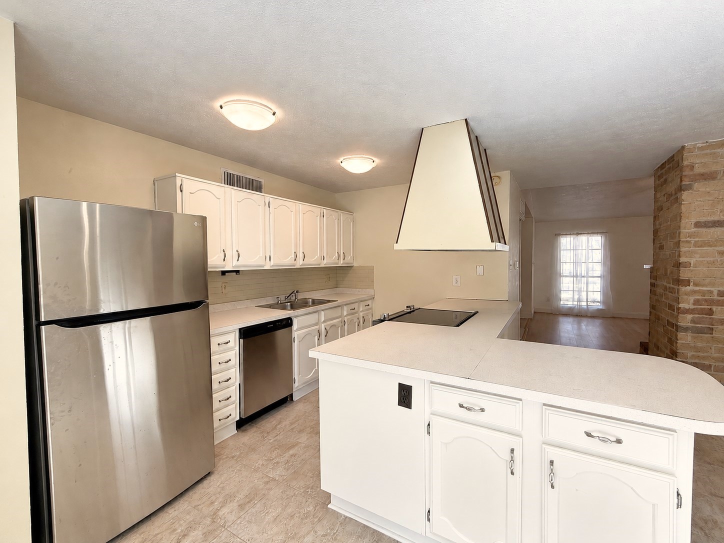 Refrigerator included.