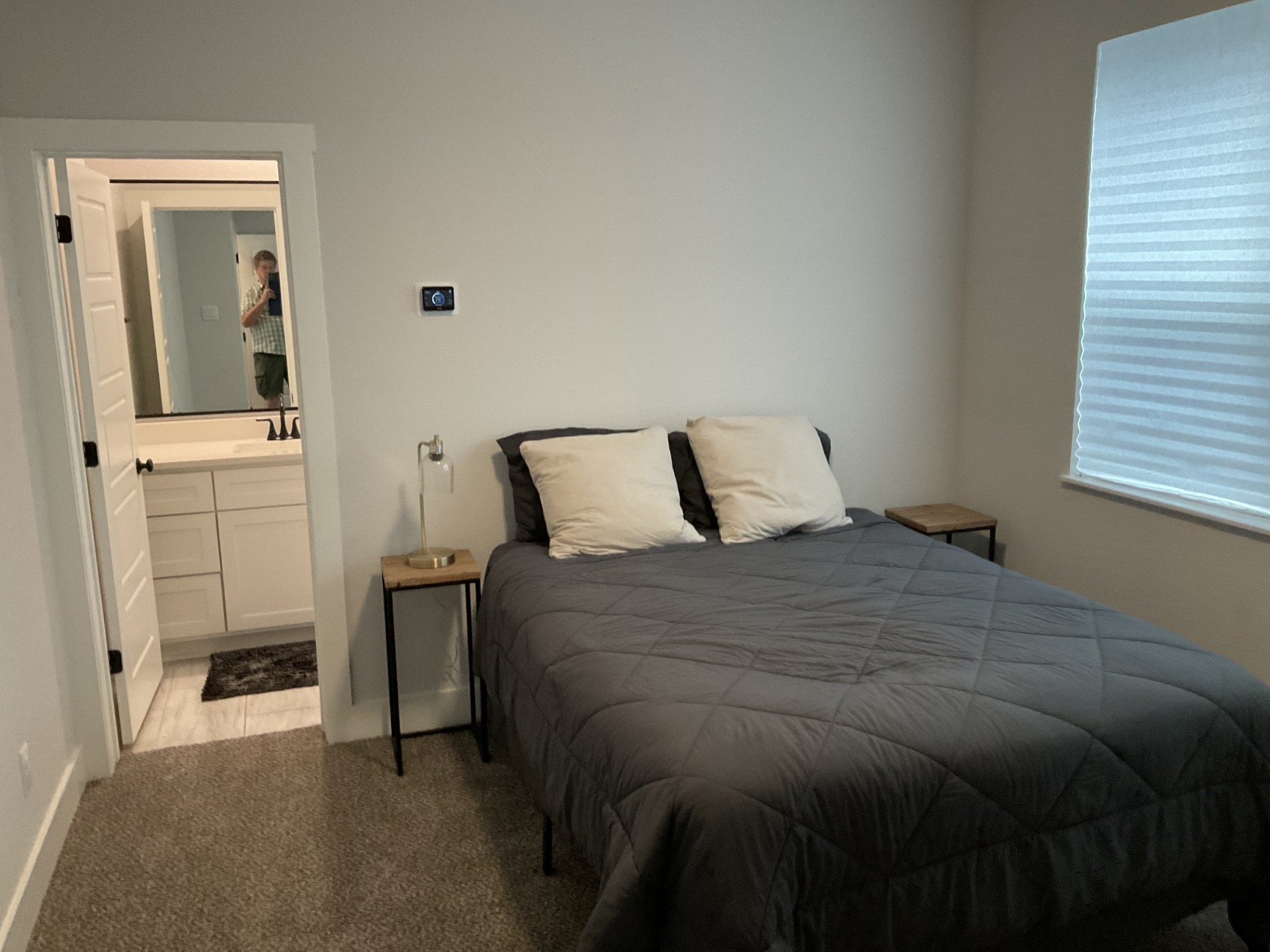 3rd bedroom on the first floor off entry