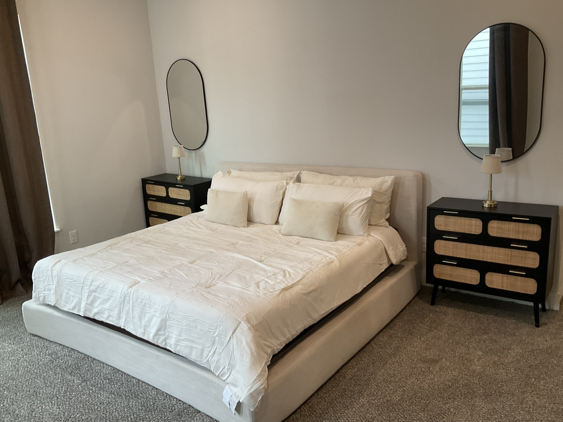 master bedroom with lots of space for big furniture.
