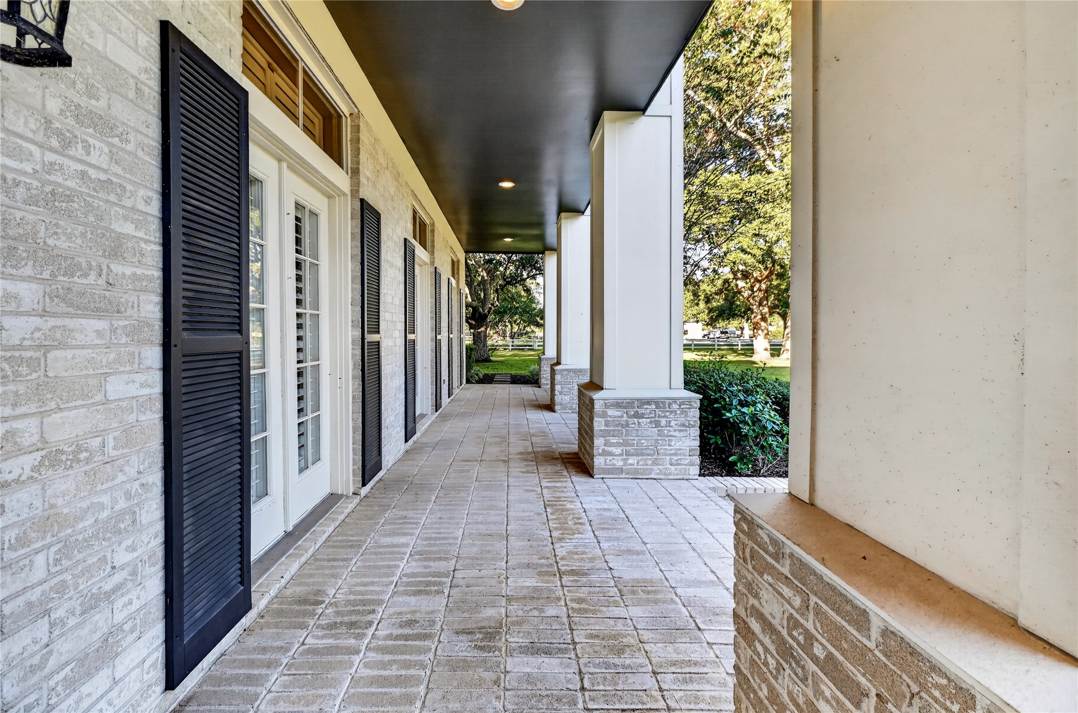 Front entrance exterior detail.