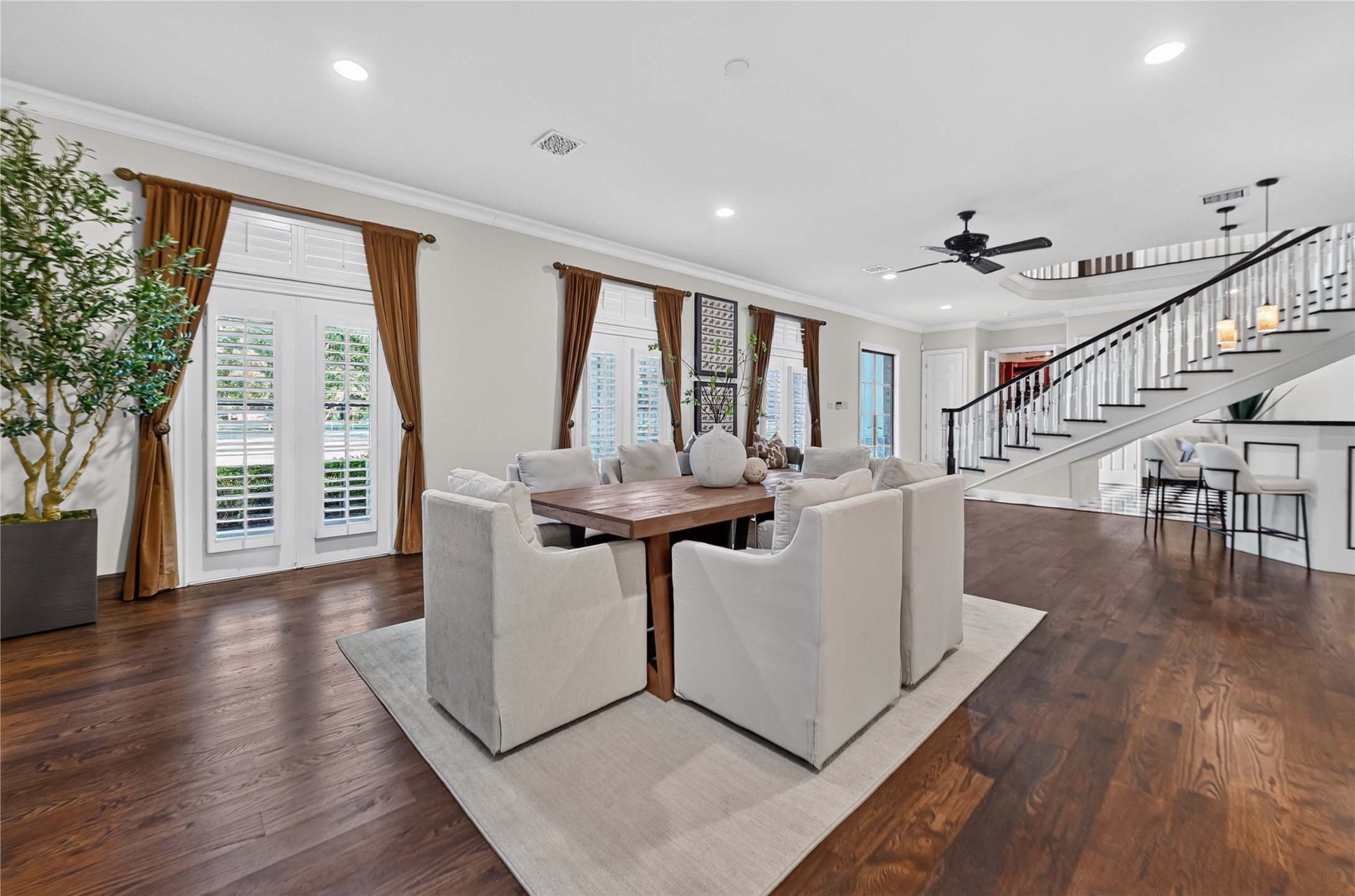 Formal dining.