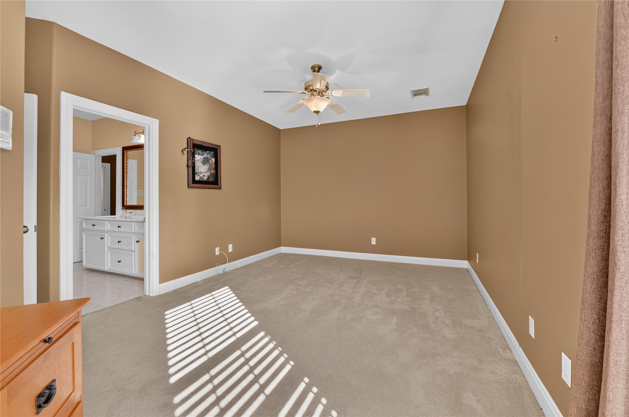 Bedroom 3 (located upstairs) shares Jack and Jill Bathroom with Bedroom 2.