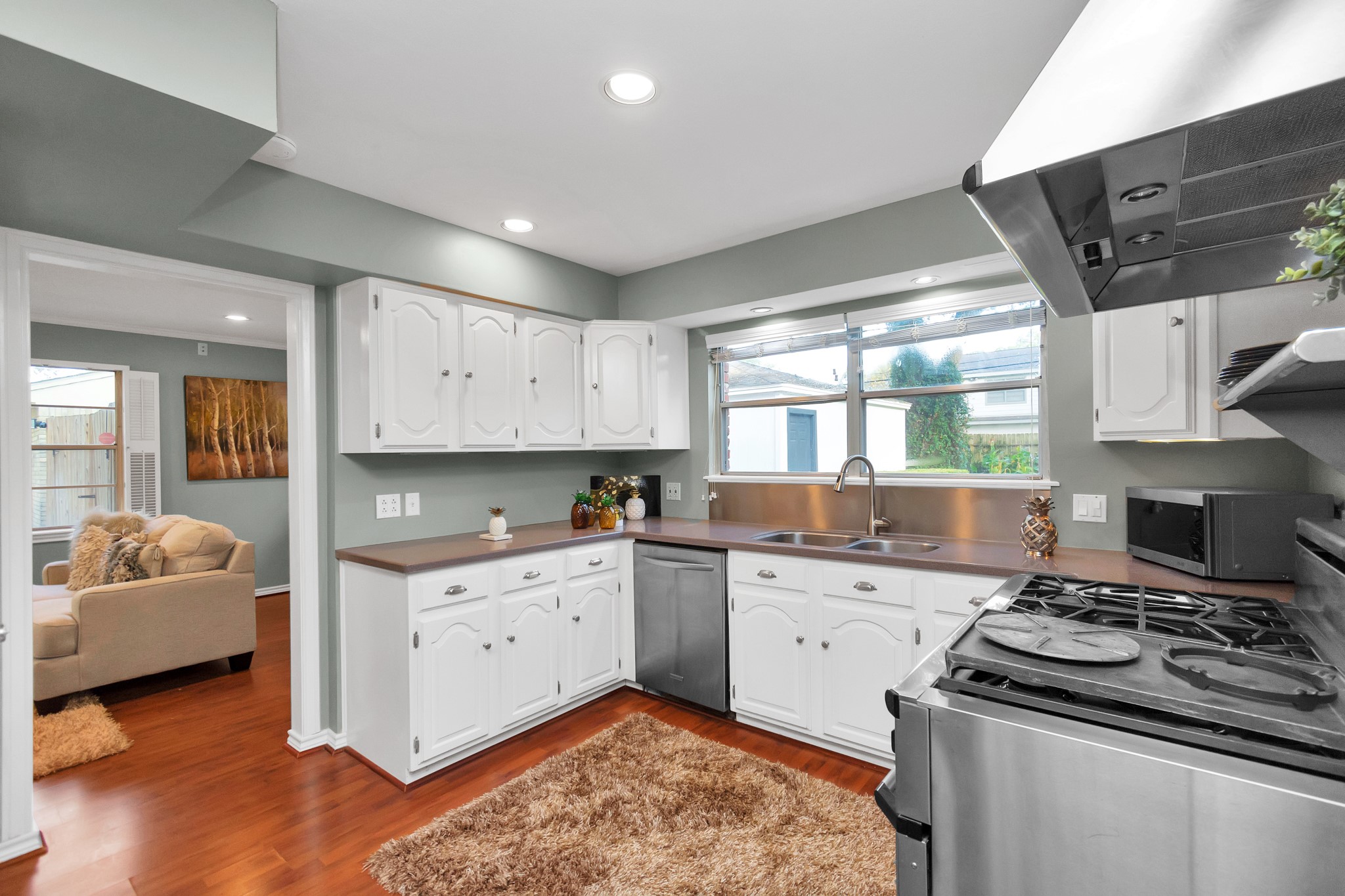 Remodeled kitchen