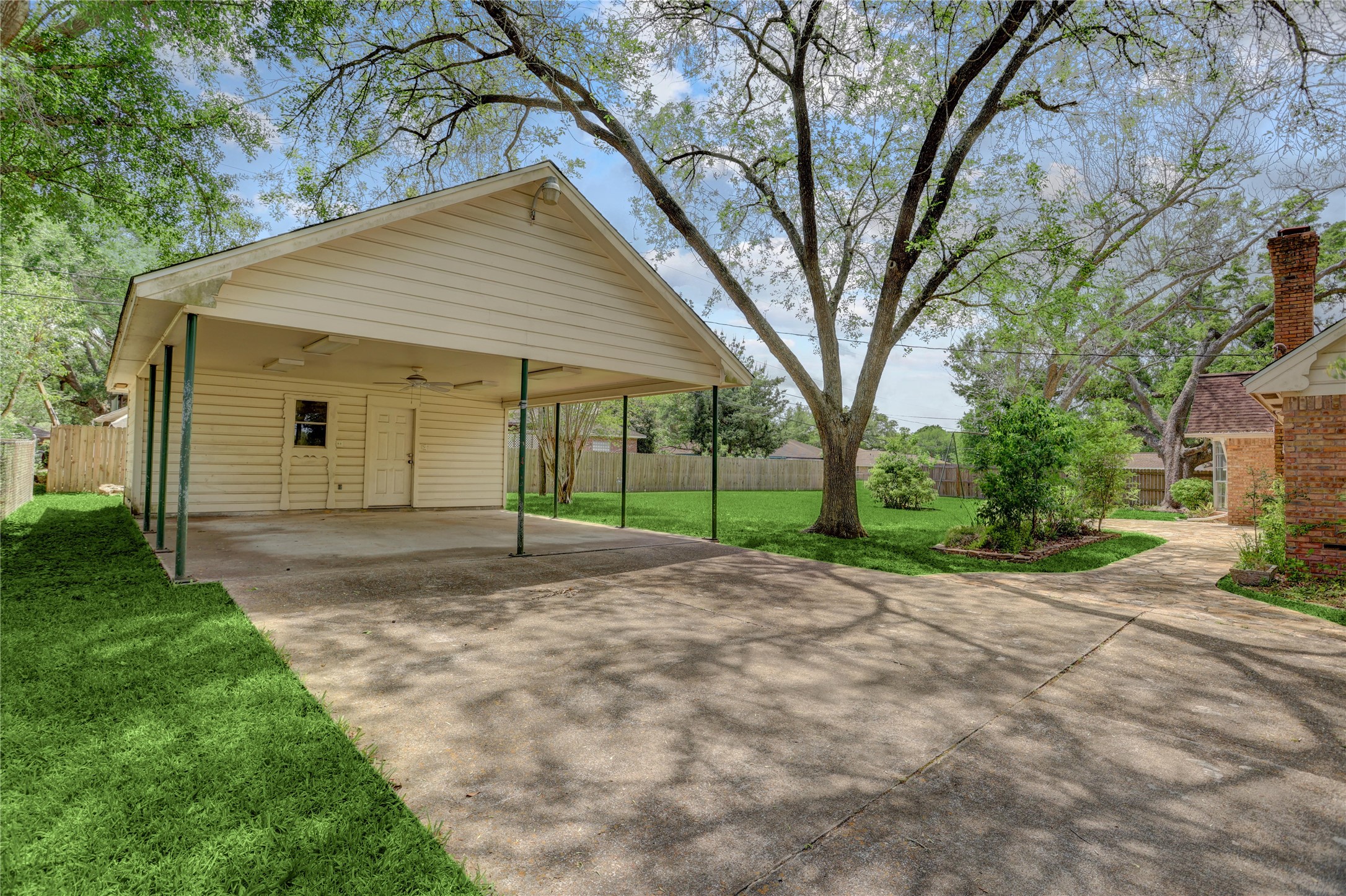 Storage Room and Carport
