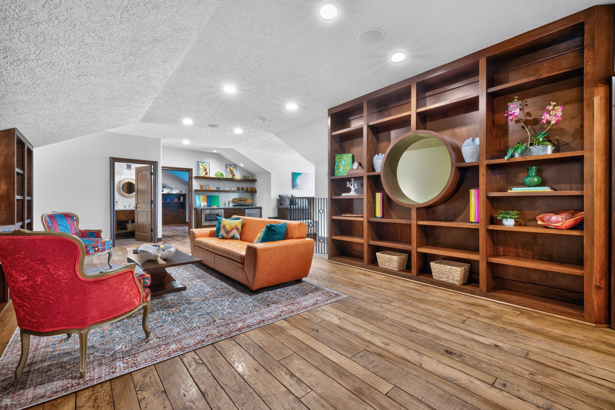Built for laughter and play, the game room keeps family gatherings going well into the night.
