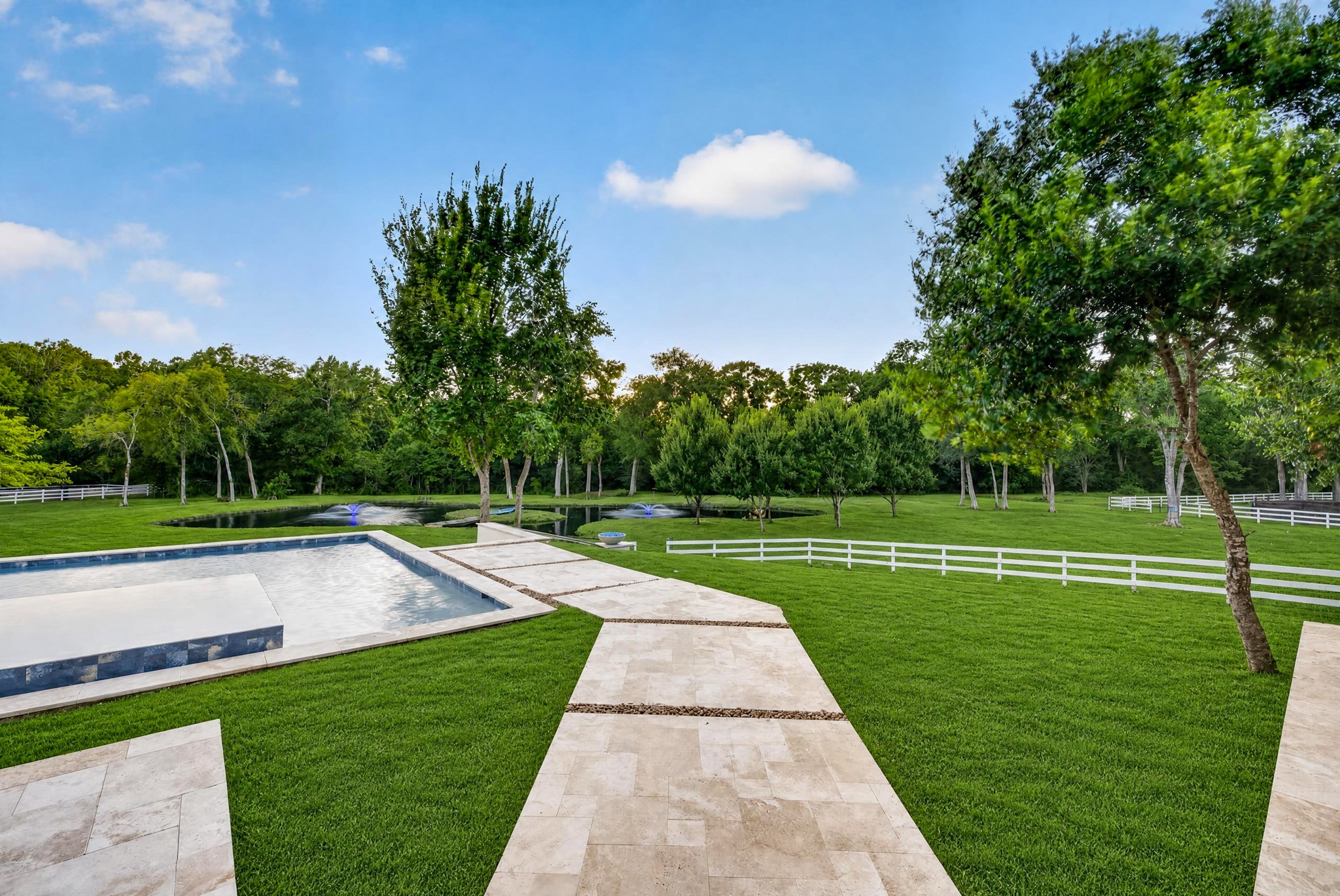 Your own private park and stocked pond promise fishing, kayaking and restorative evenings outdoors.
