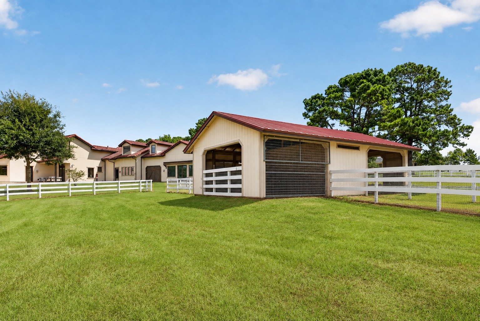 Two additional stalls provide exceptional flexibility for horses, training and future equestrian dreams.
