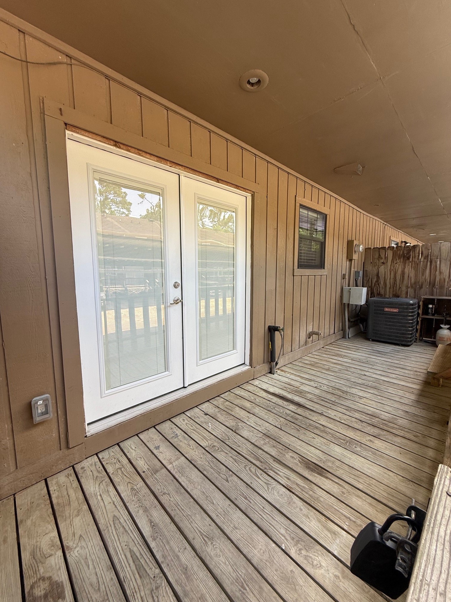 Patio deck